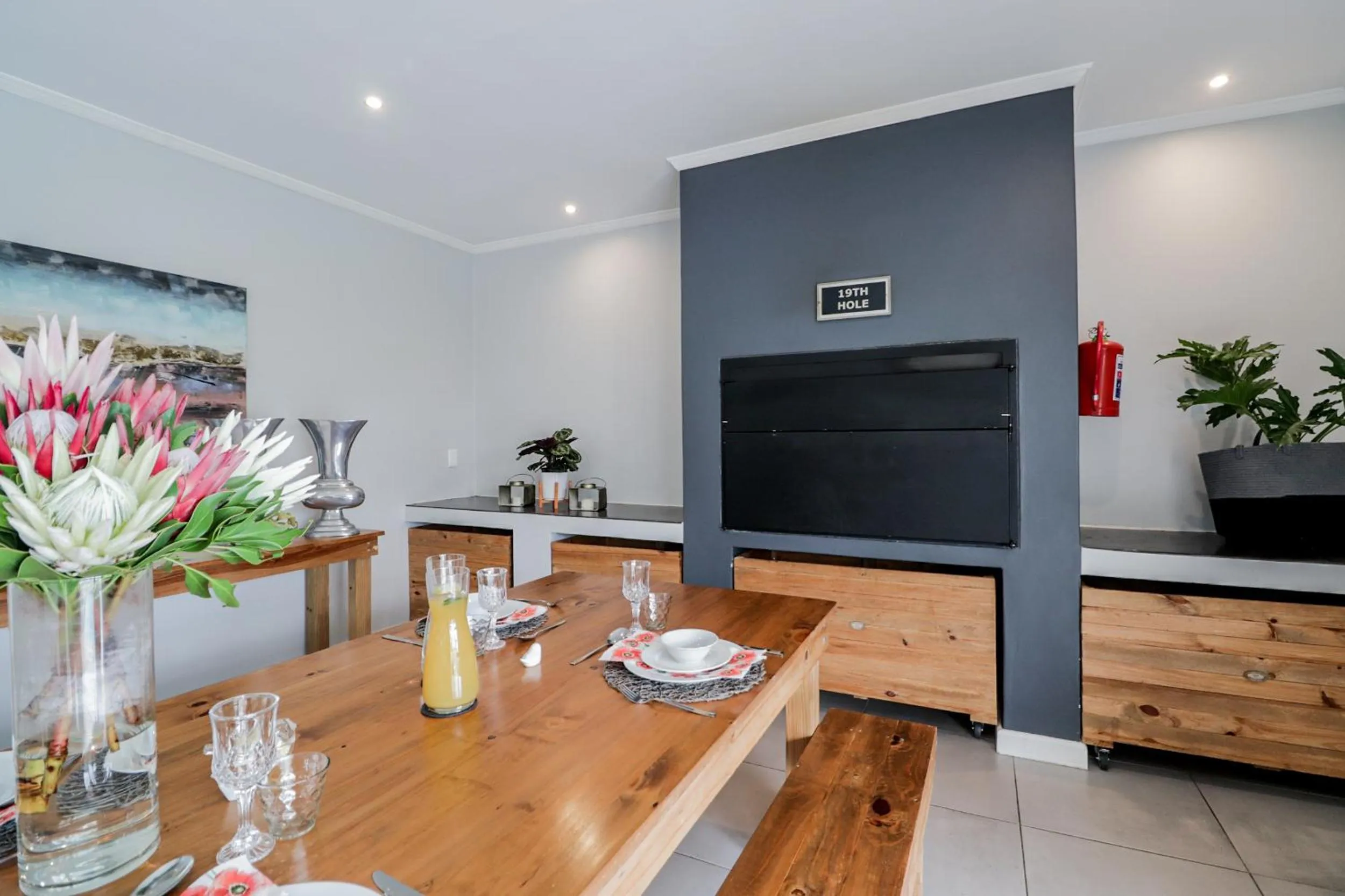 Dining area in The Greens Guest House