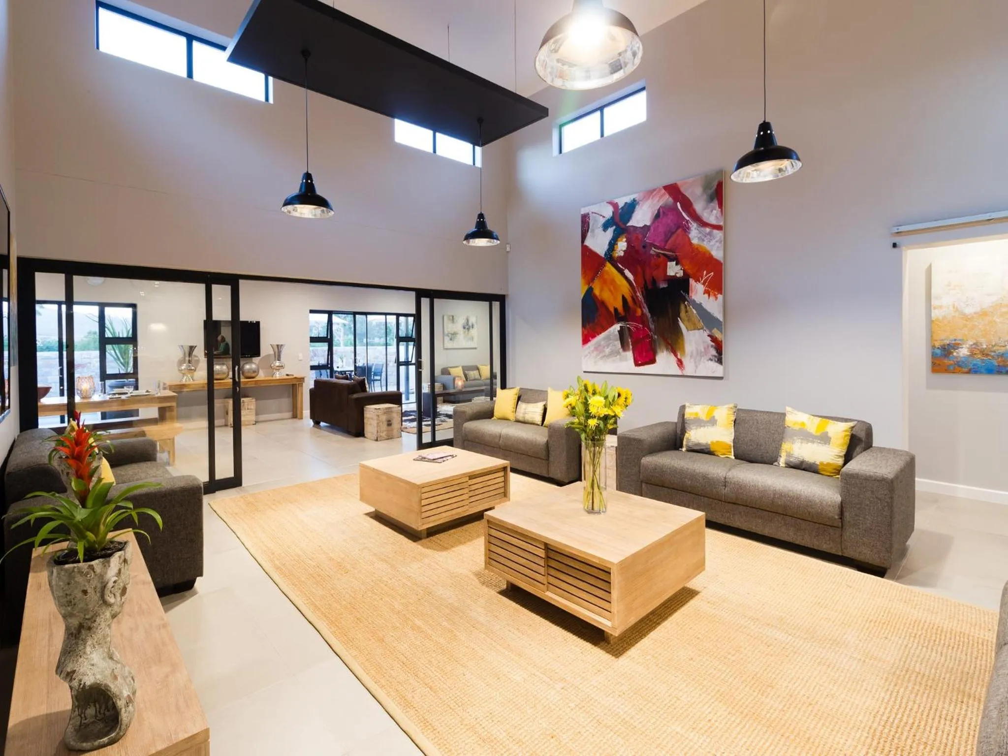 Communal lounge/ TV room in The Greens Guest House