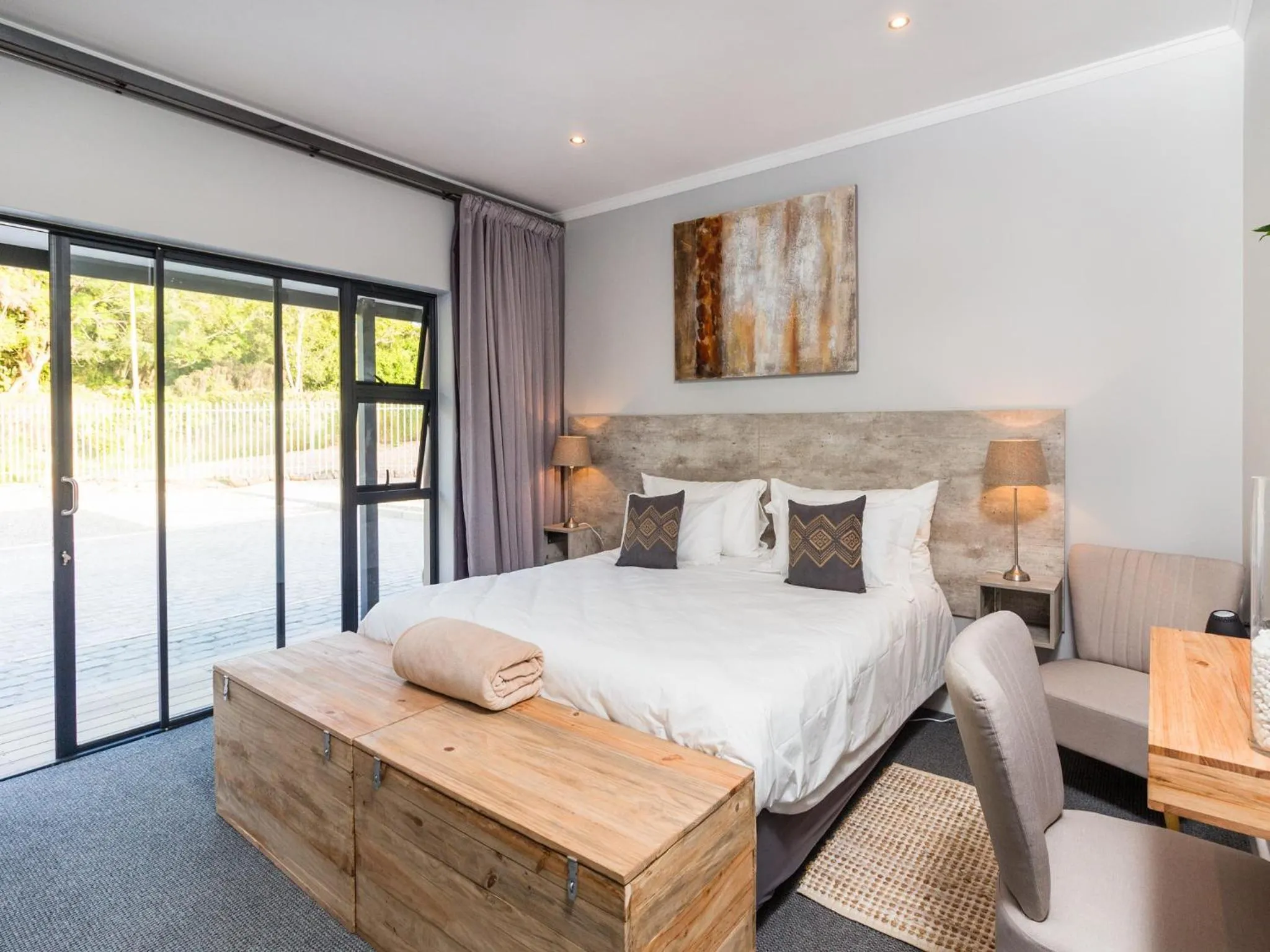 Bed in The Greens Guest House