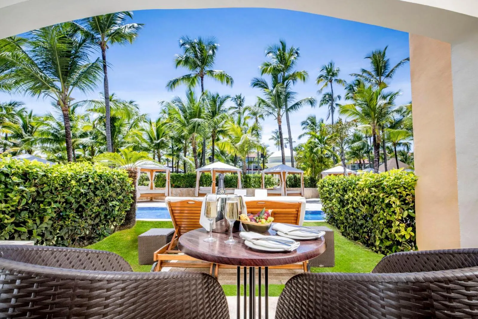 Pool view in Majestic Colonial Punta Cana - All Inclusive