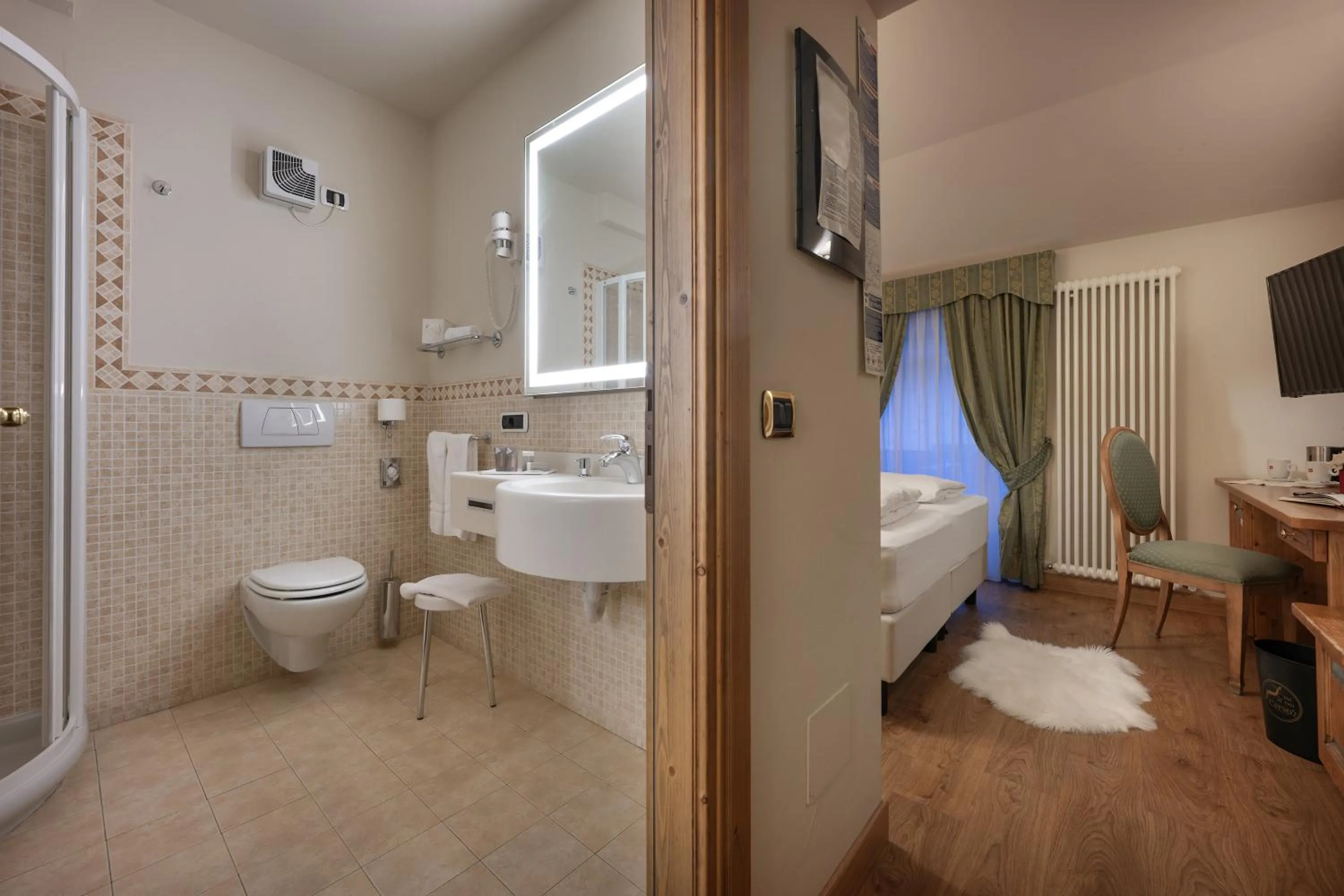 Bathroom in Hotel Cervo