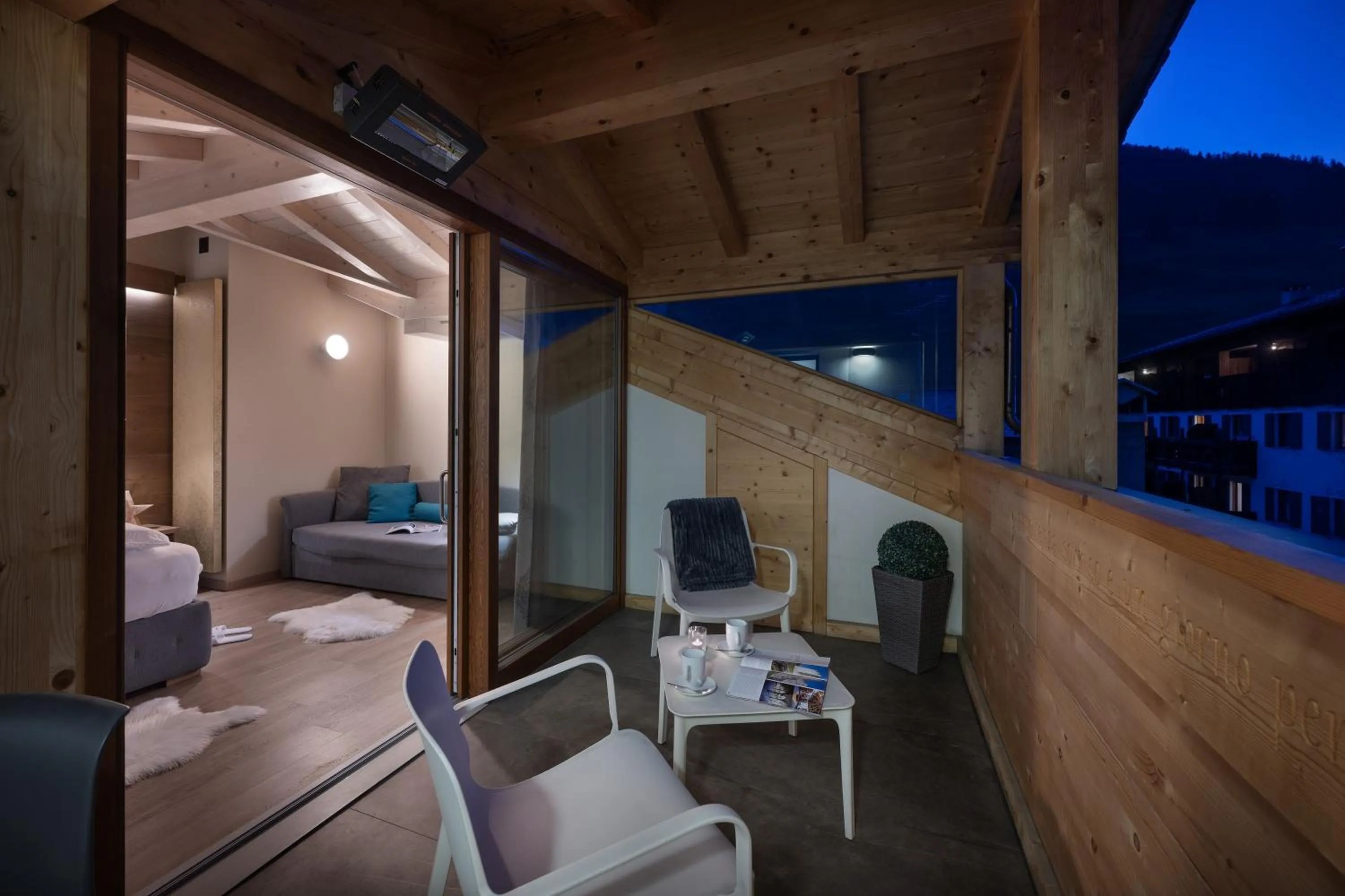 Balcony/Terrace in Hotel Cervo