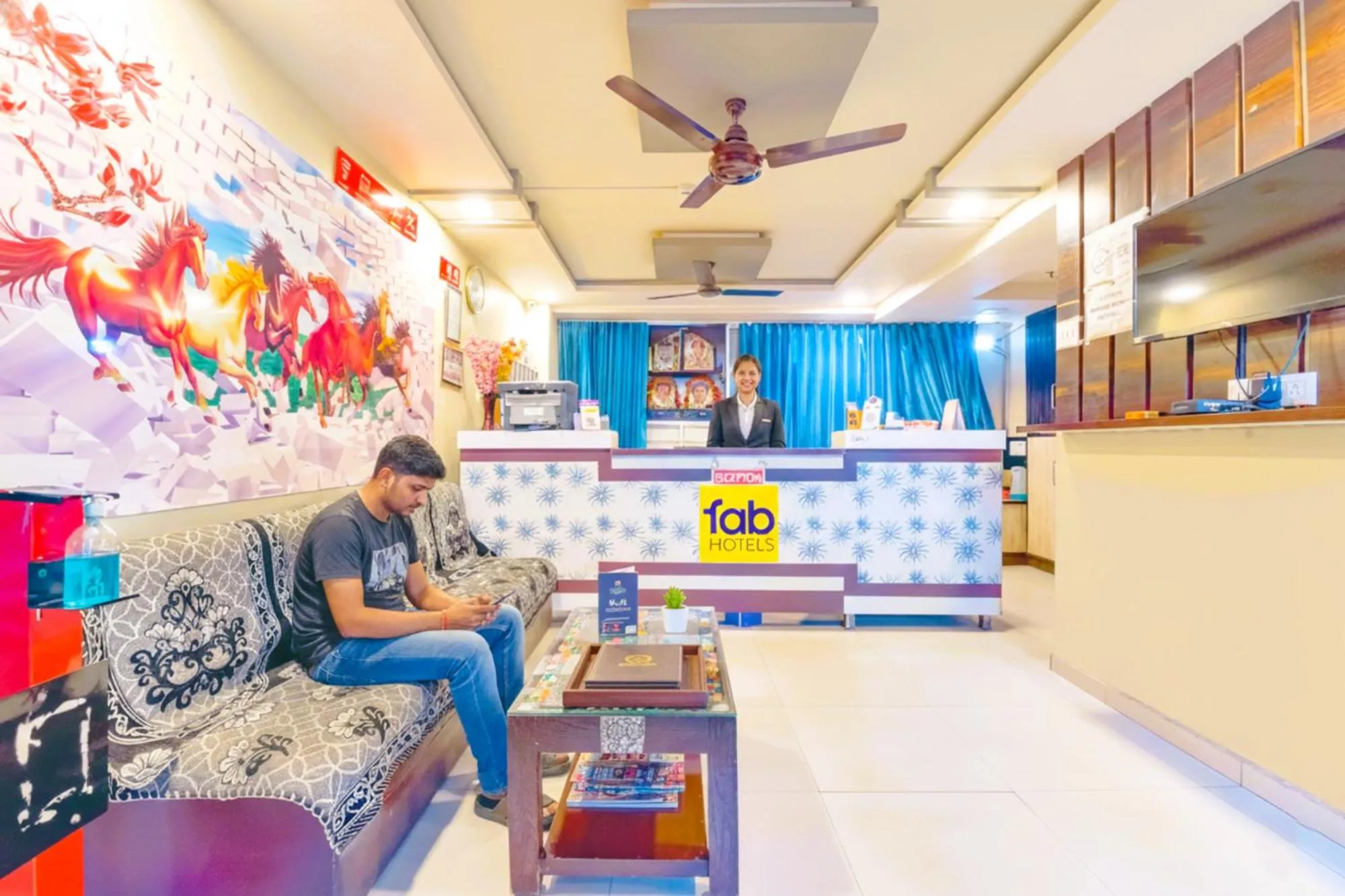 Lobby or reception in Via Apollo