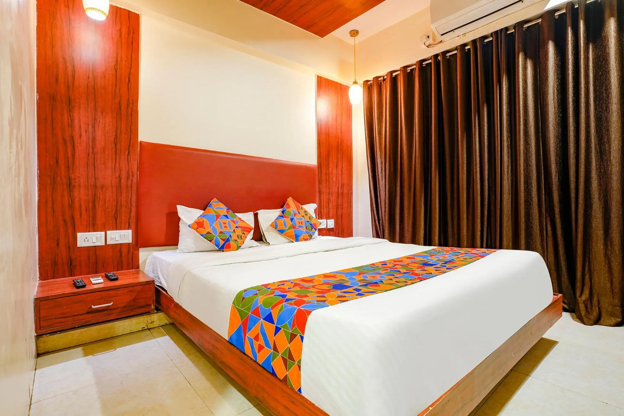 Bed in Via D69 Residency