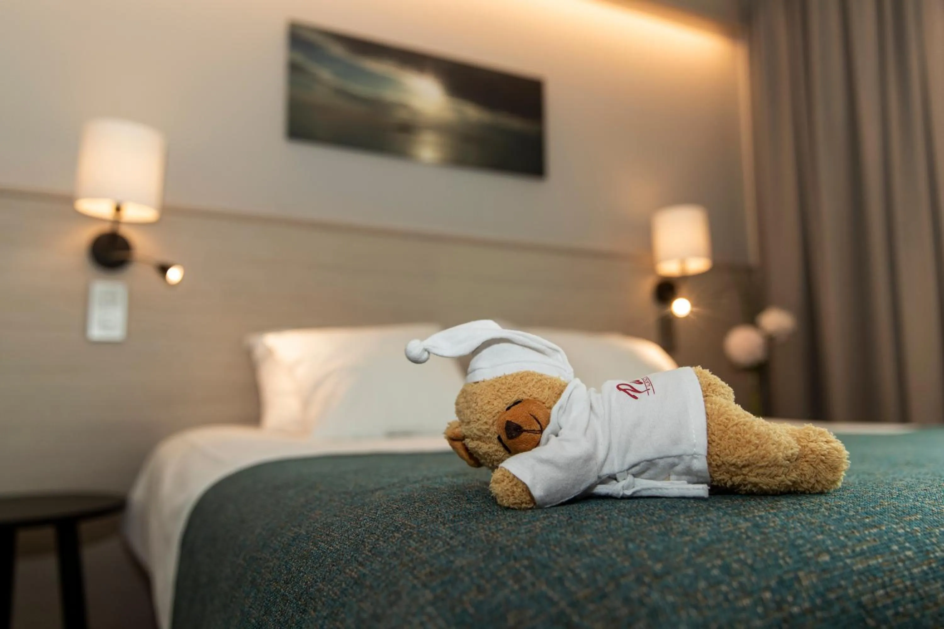 Bedroom, Bed in Park Alandia Hotel