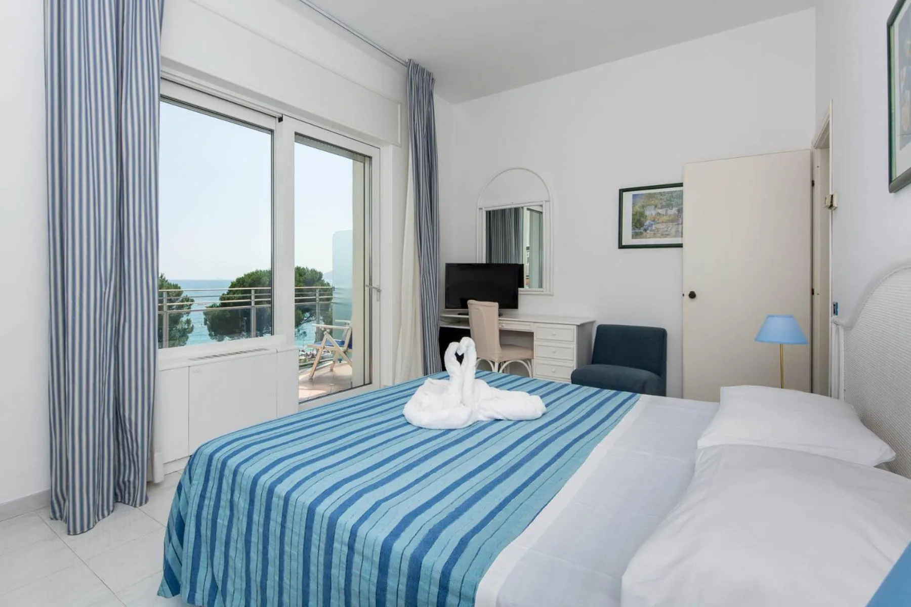 Bed in Hotel Panorama