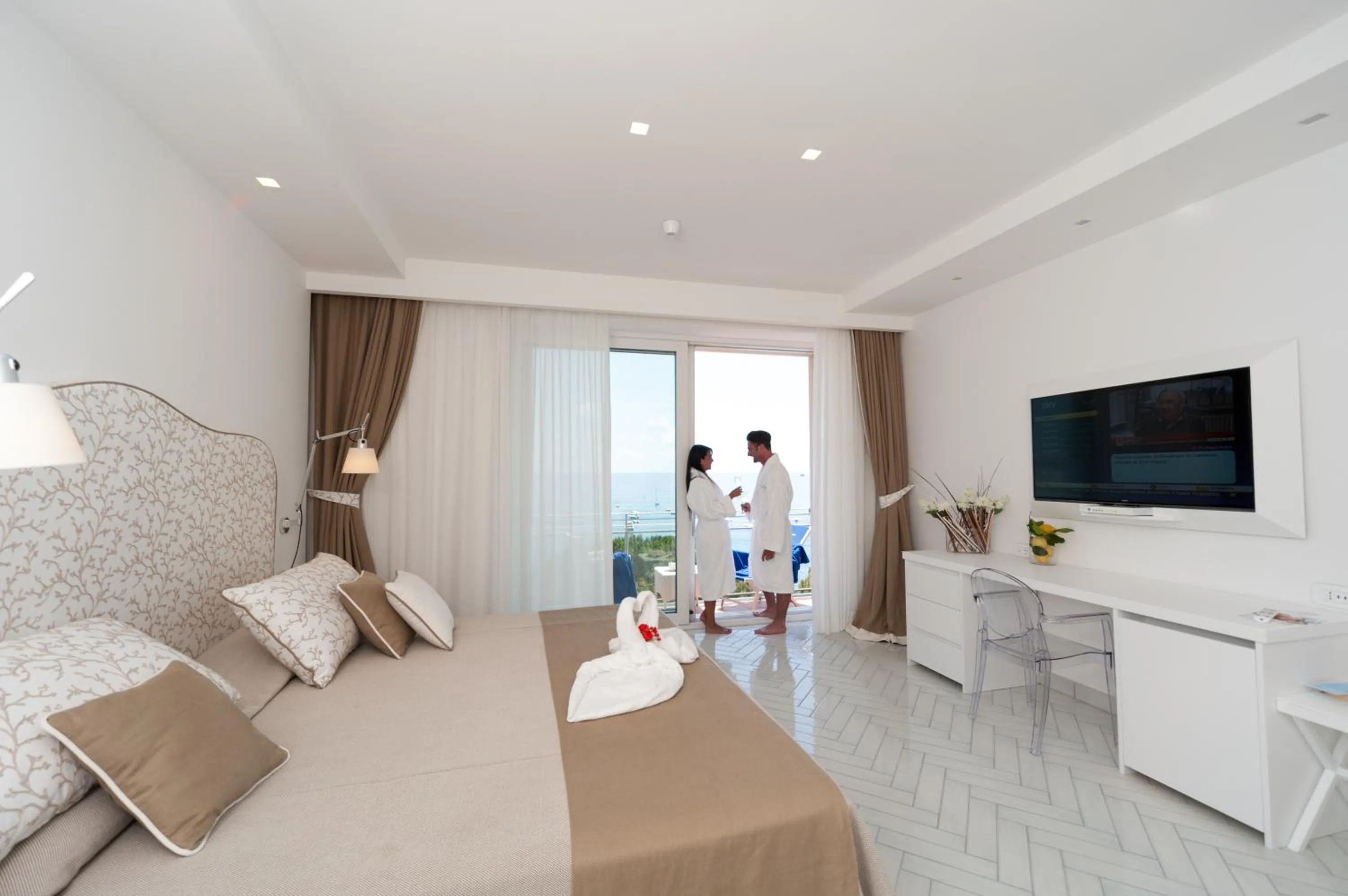 Bed in Hotel Panorama