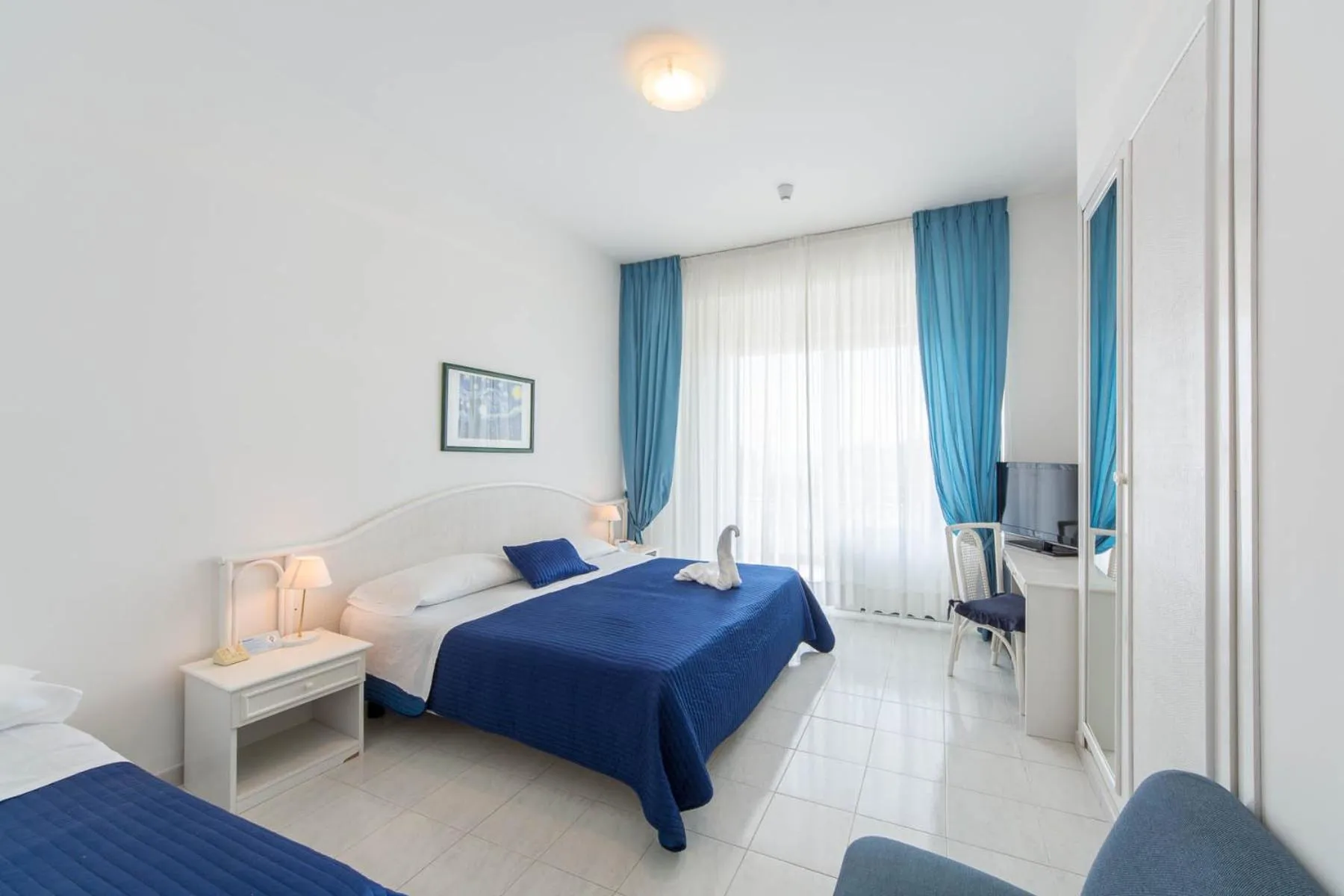 Bed in Hotel Panorama