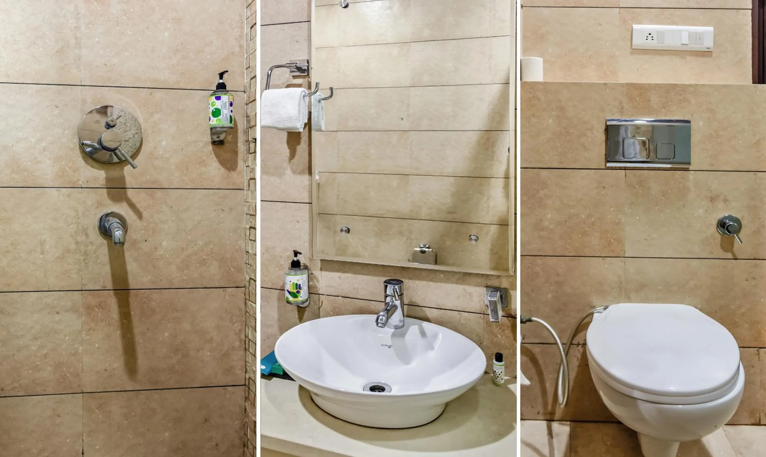 Bathroom in Treebo Red Petal Jalandhar