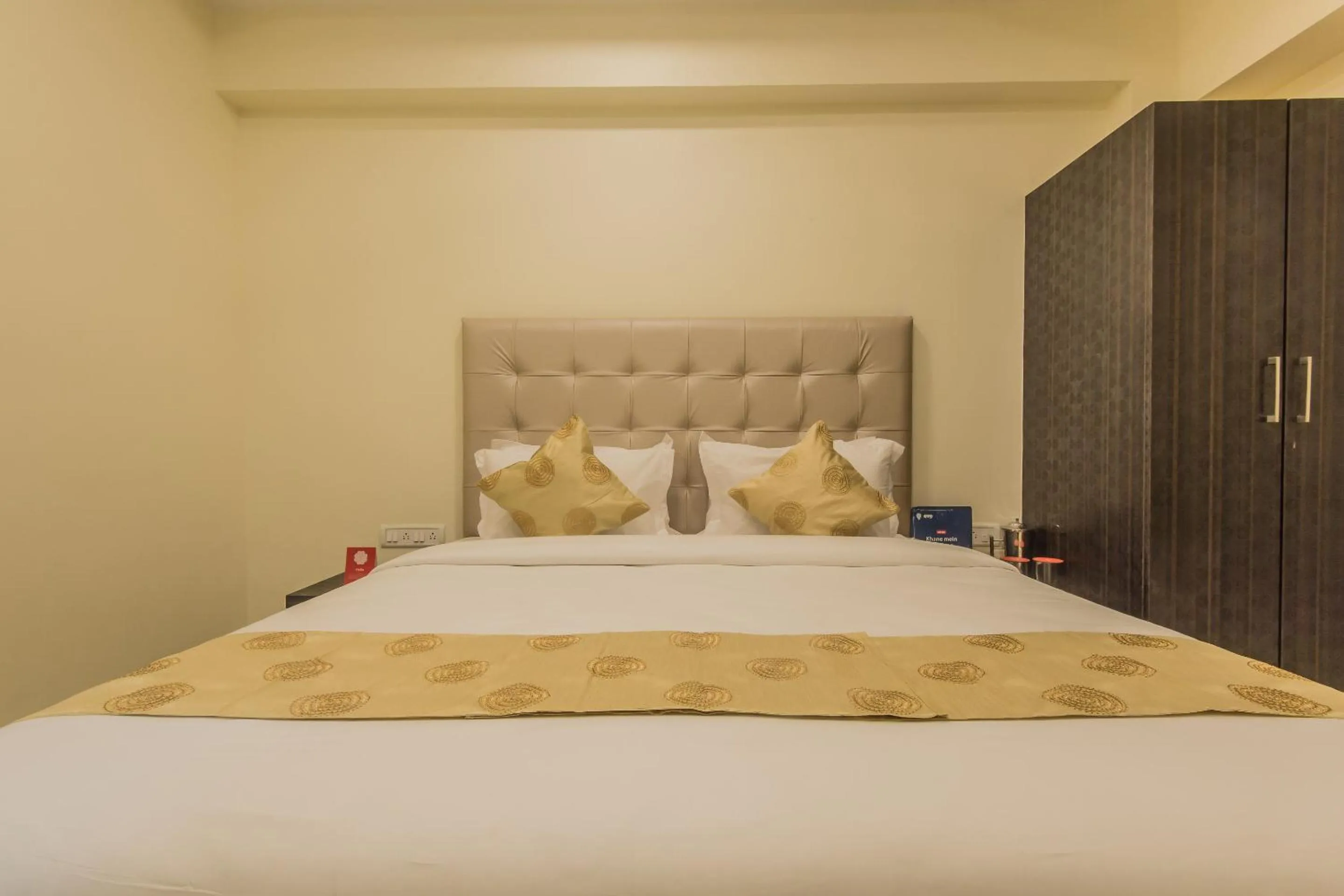 Bedroom, Bed in Super Hotel O Palace Inn Near Don Bosco (Borivali) Metro Station