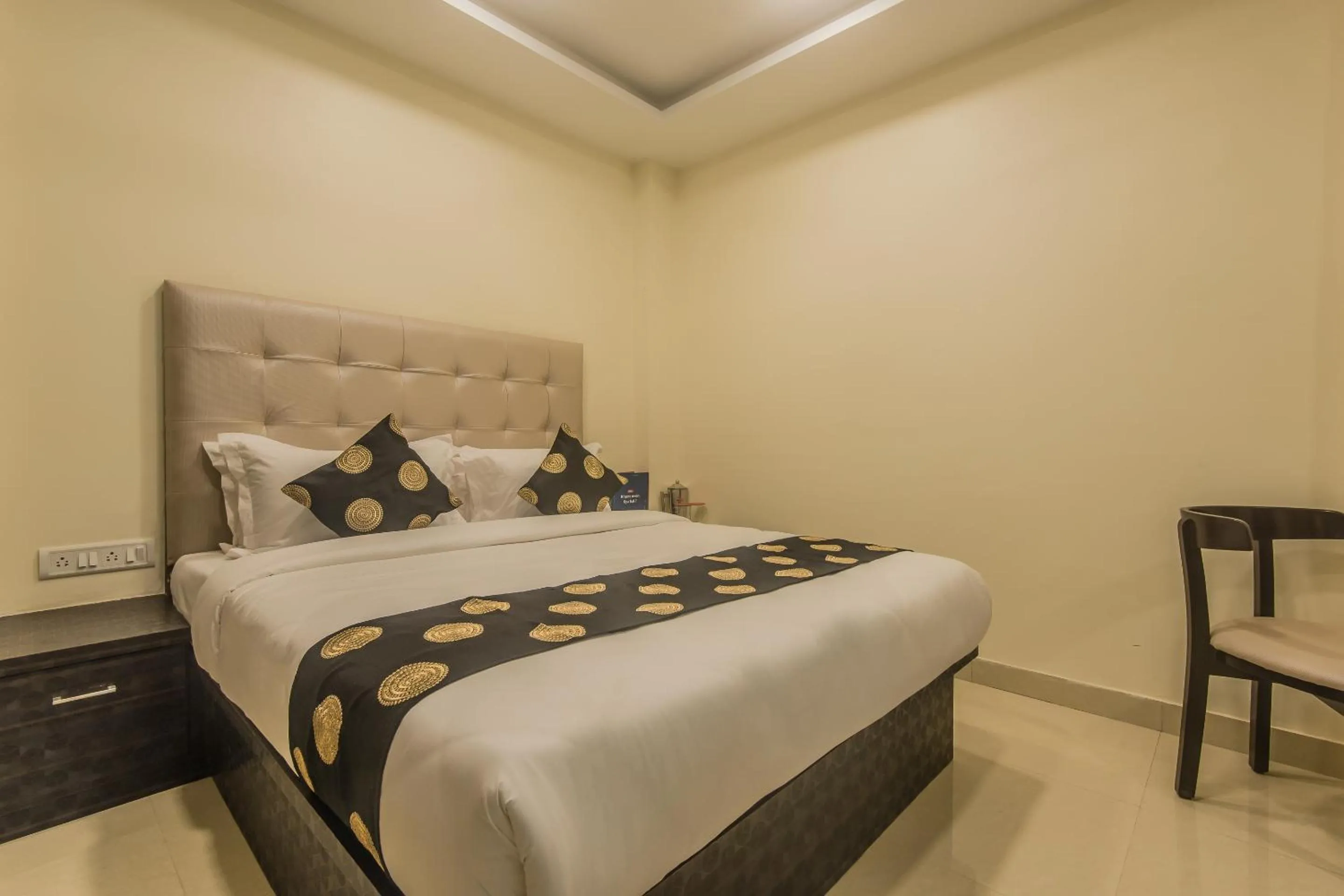 Bedroom, Bed in Super Hotel O Palace Inn Near Don Bosco (Borivali) Metro Station