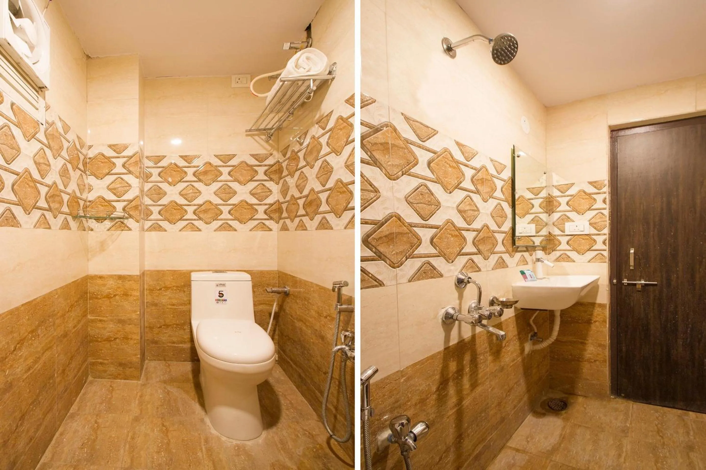 Bathroom in Capital O Wild Wings Hotel Near Omni Hospital Lane Nagole main road