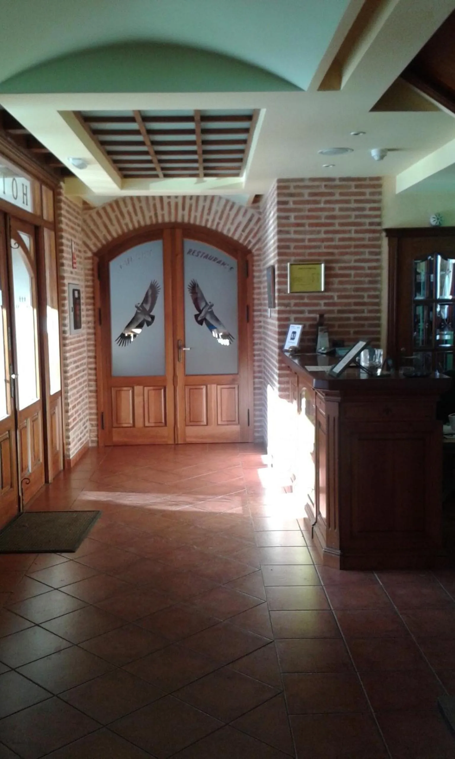 Lobby or reception in Hotel Puerta Sepúlveda