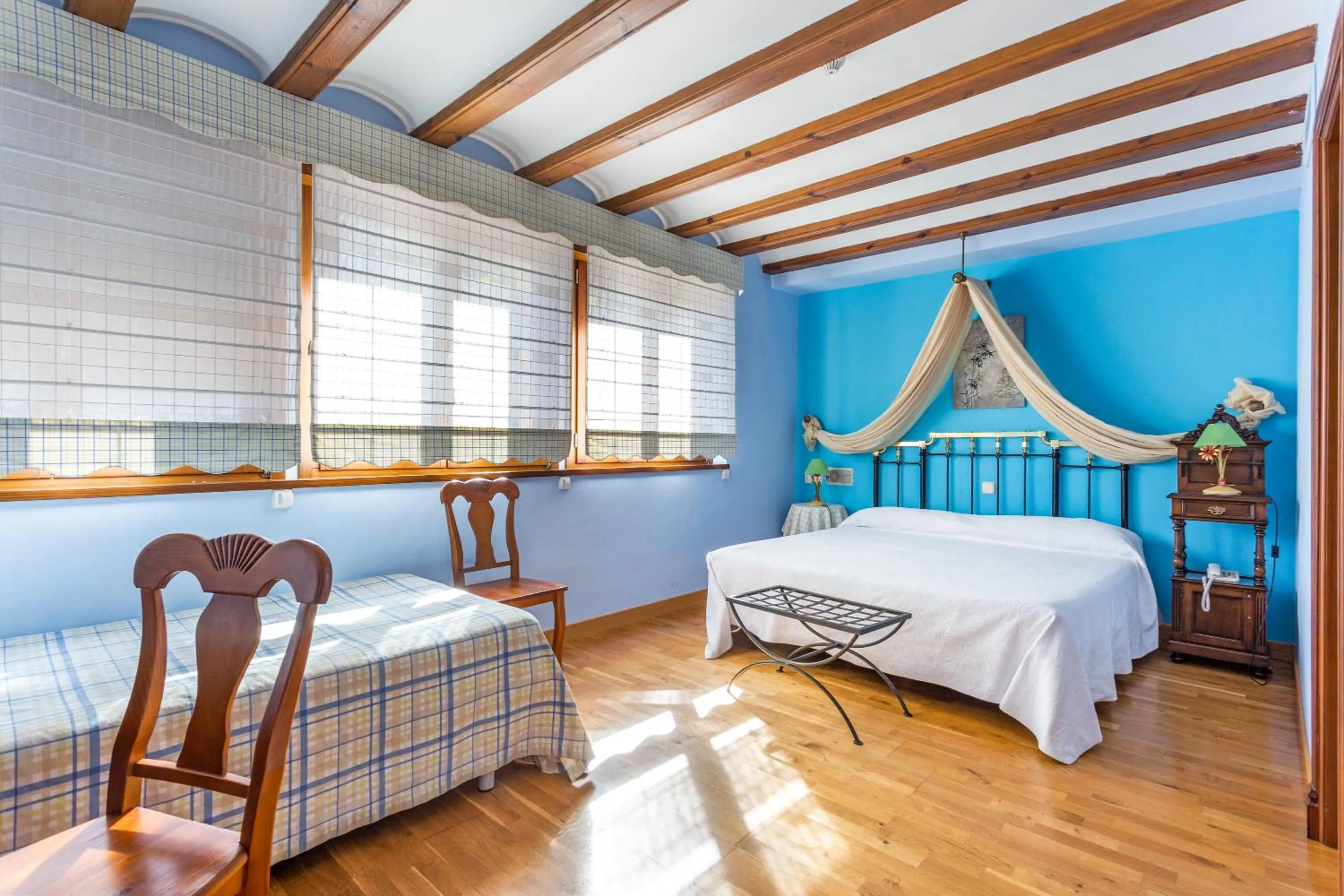 Bed in Hotel Puerta Sepúlveda