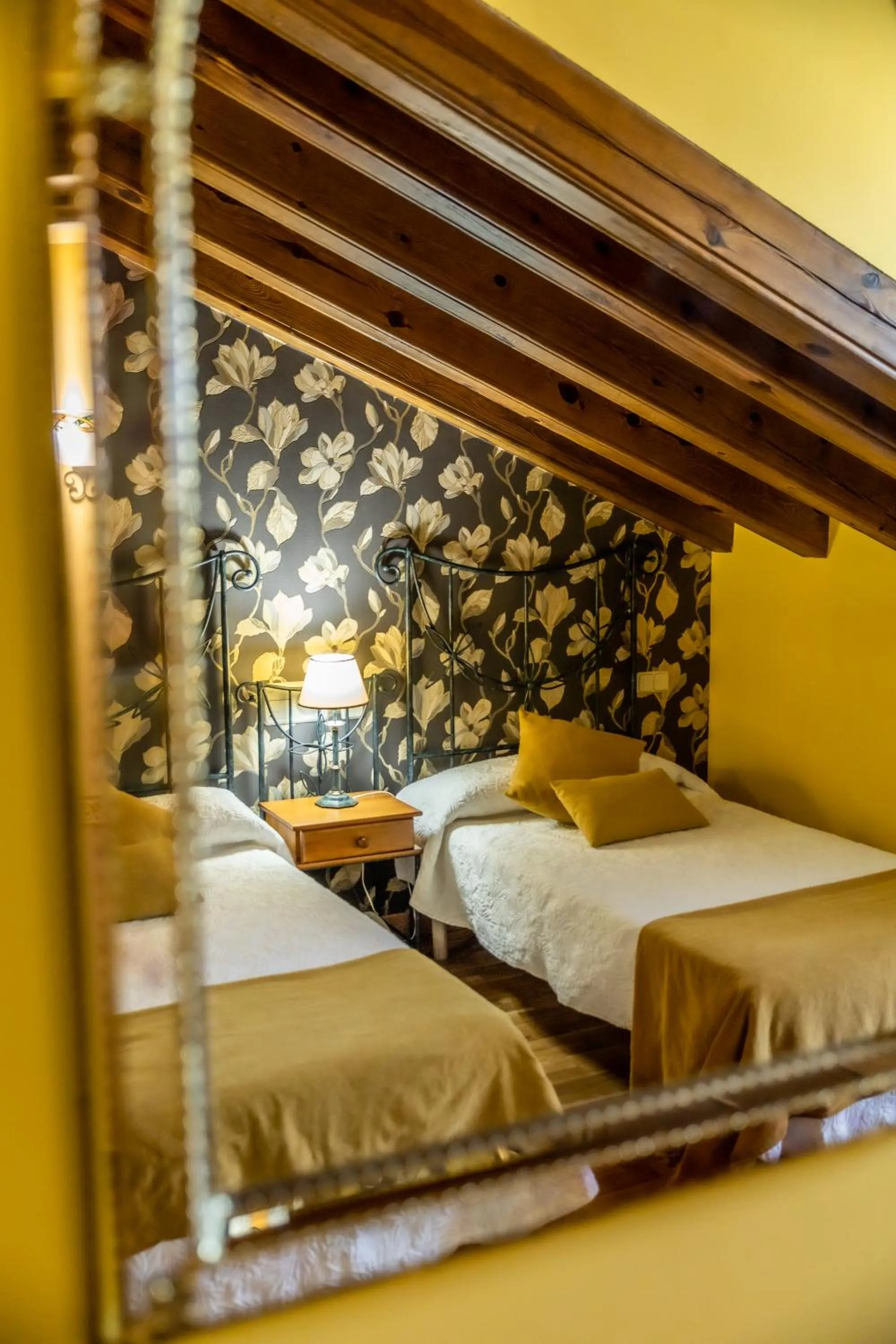 Bed in Hotel Puerta Sepúlveda