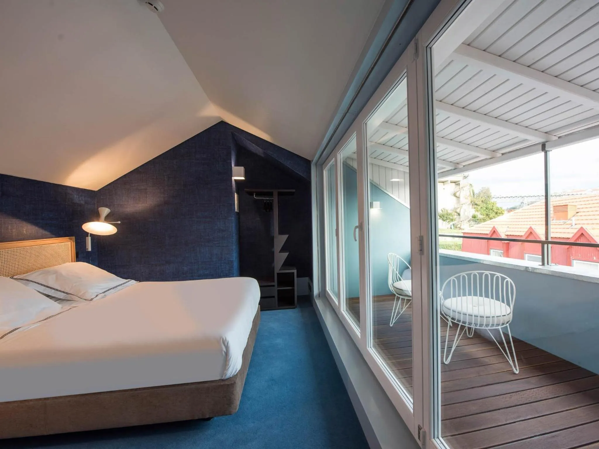 Balcony/Terrace, Bed in Apartamentos The Arc Carrís