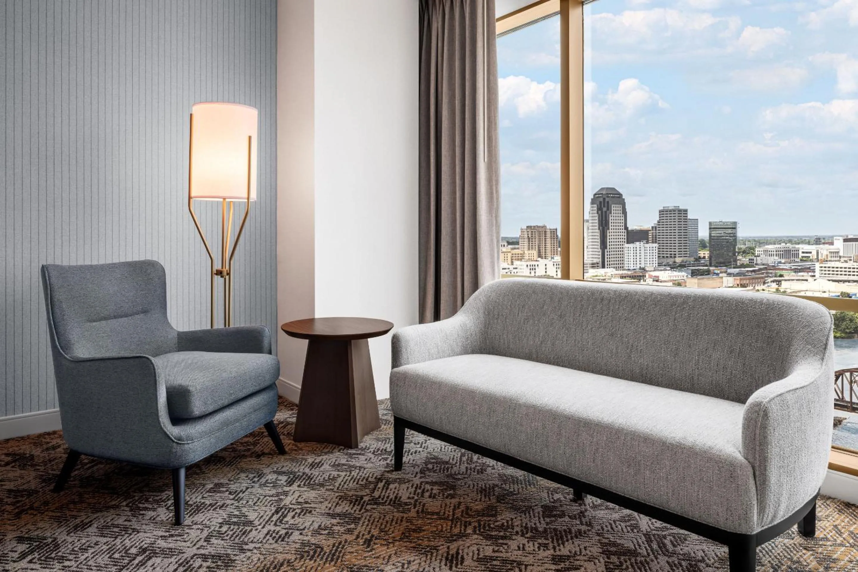 Seating area in Horseshoe Bossier City, A Caesars Destination