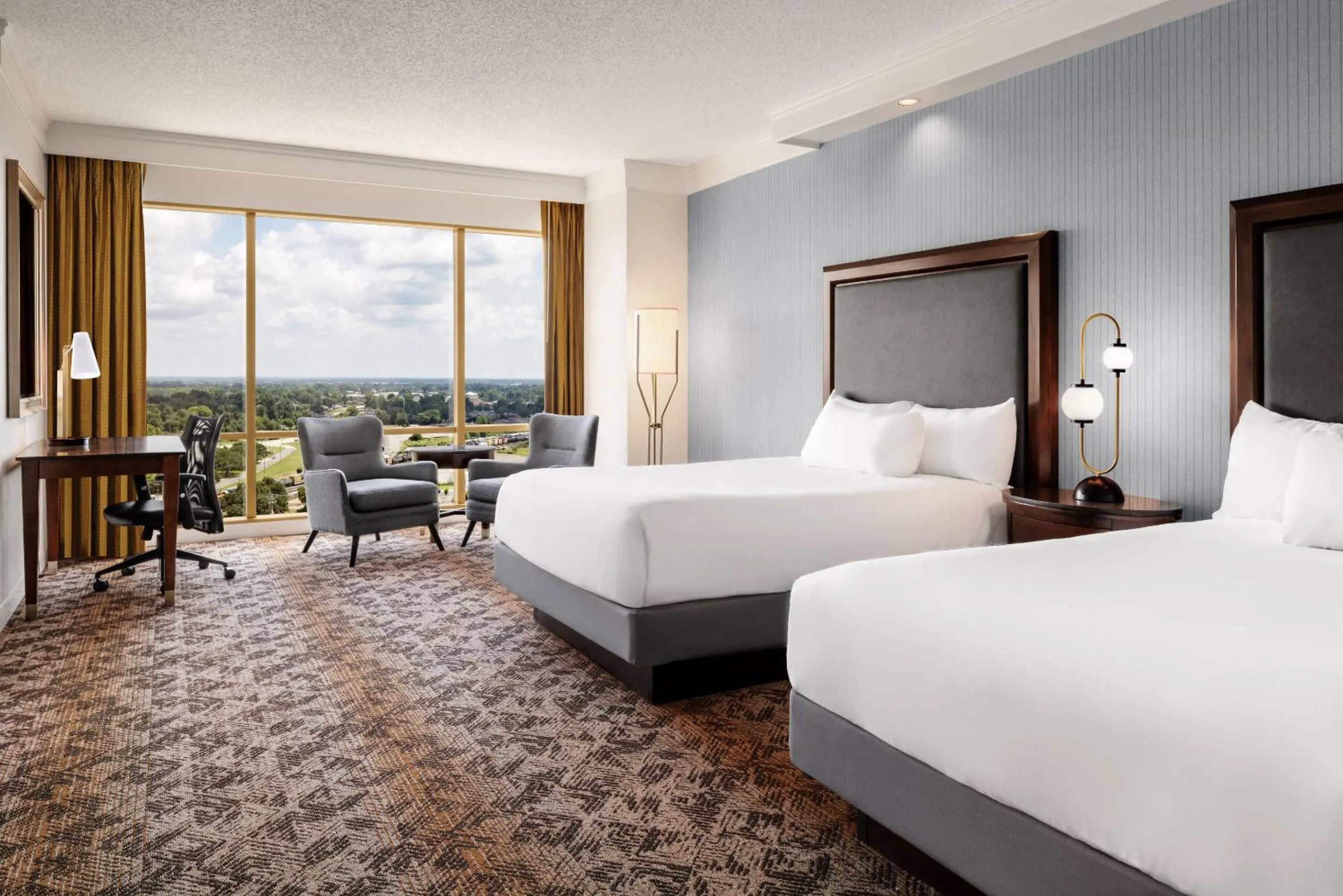Bed in Horseshoe Bossier City, A Caesars Destination