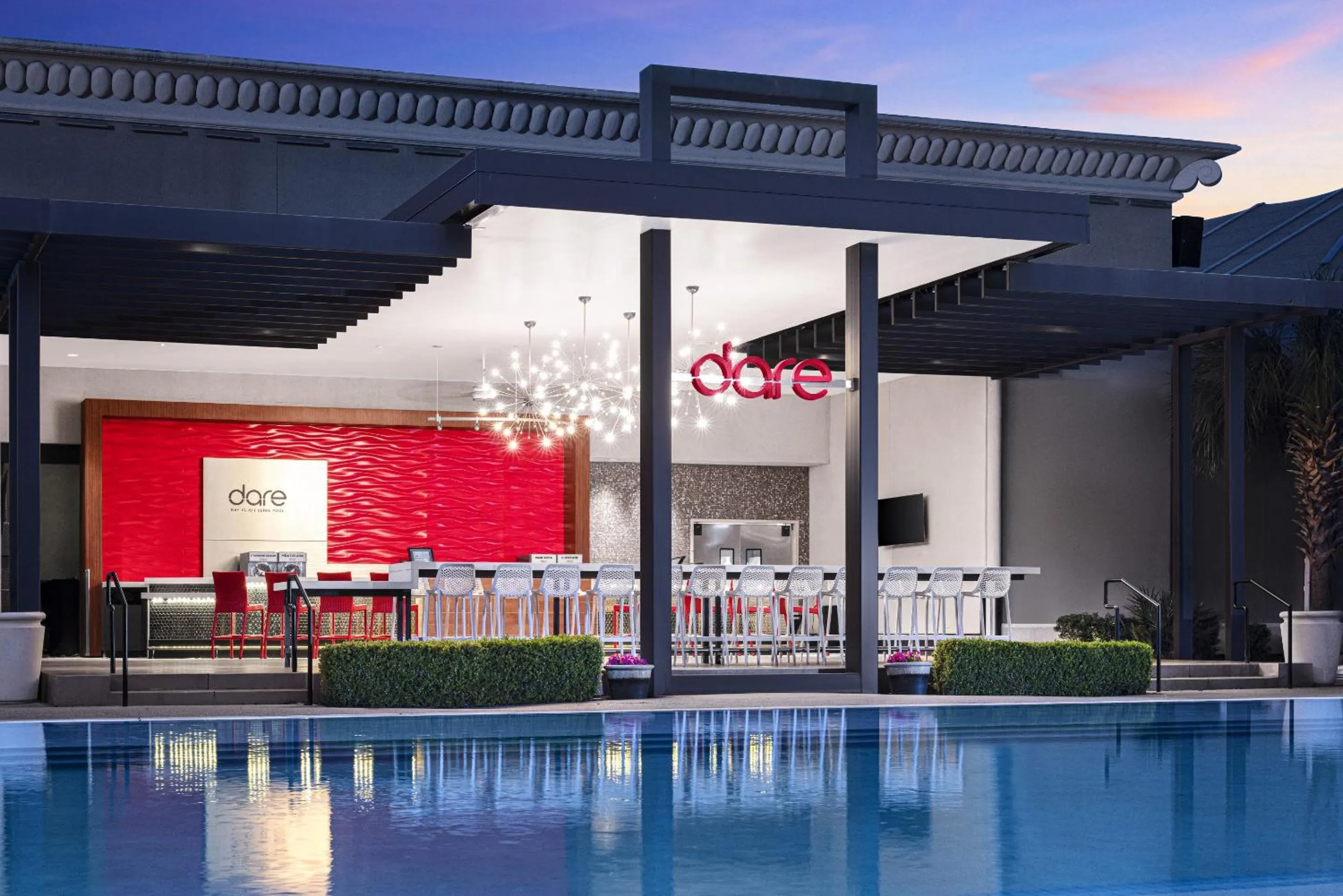 Swimming pool in Horseshoe Bossier City, A Caesars Destination
