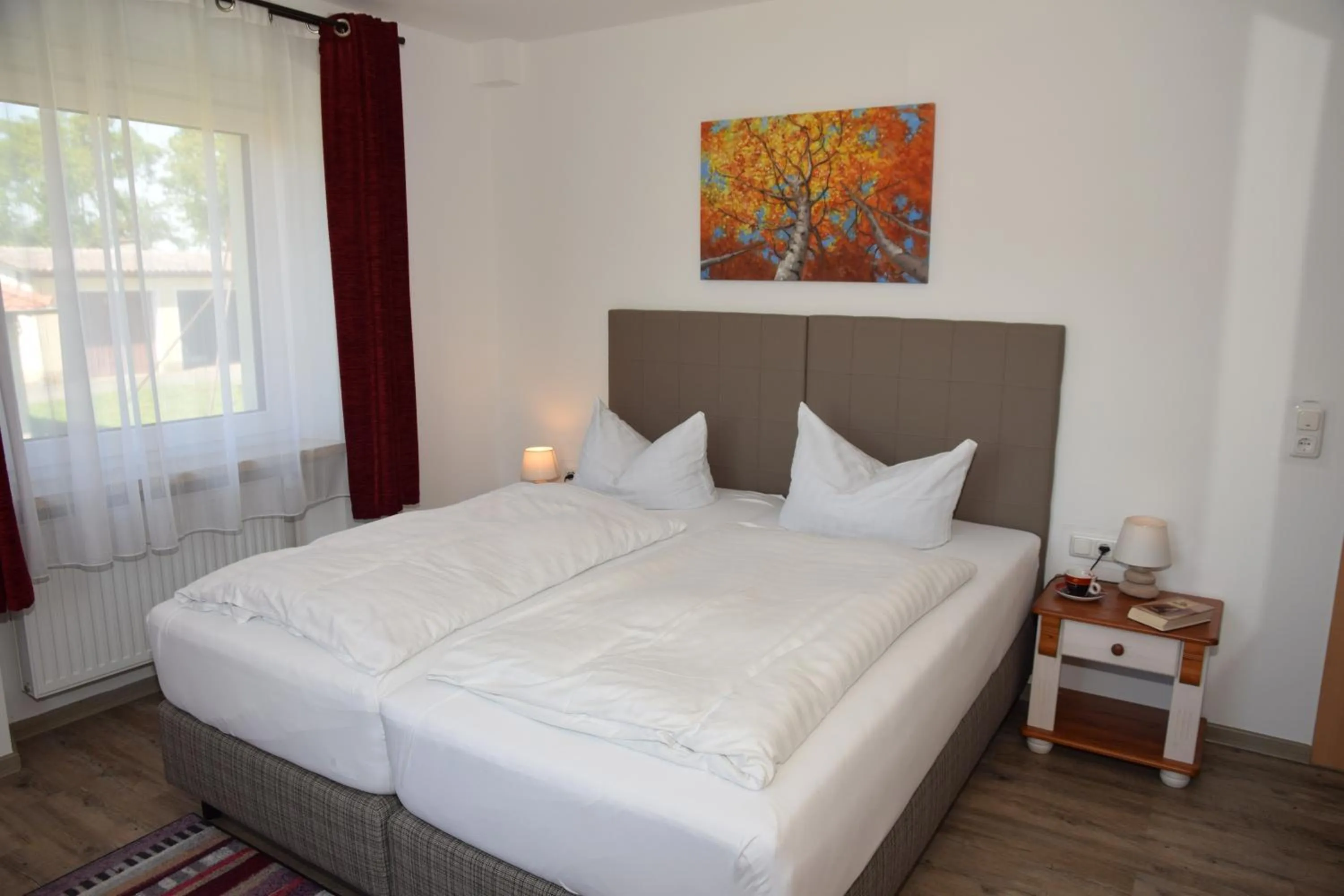 Bed in Landhotel Steigerwaldhaus