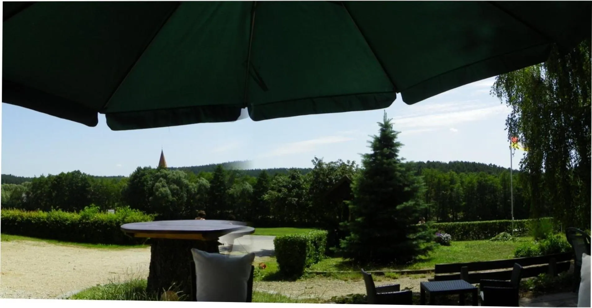 View (from property/room) in Landhotel Steigerwaldhaus