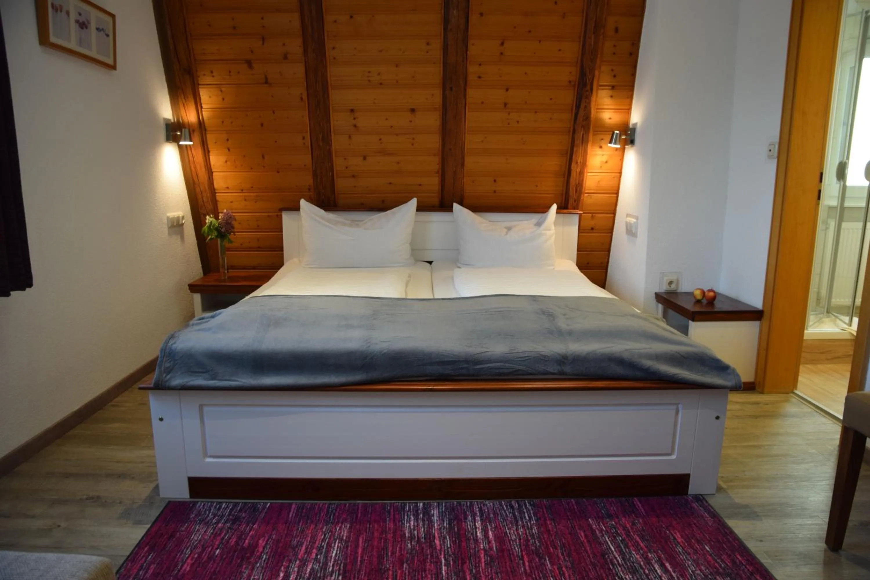 Bed in Landhotel Steigerwaldhaus