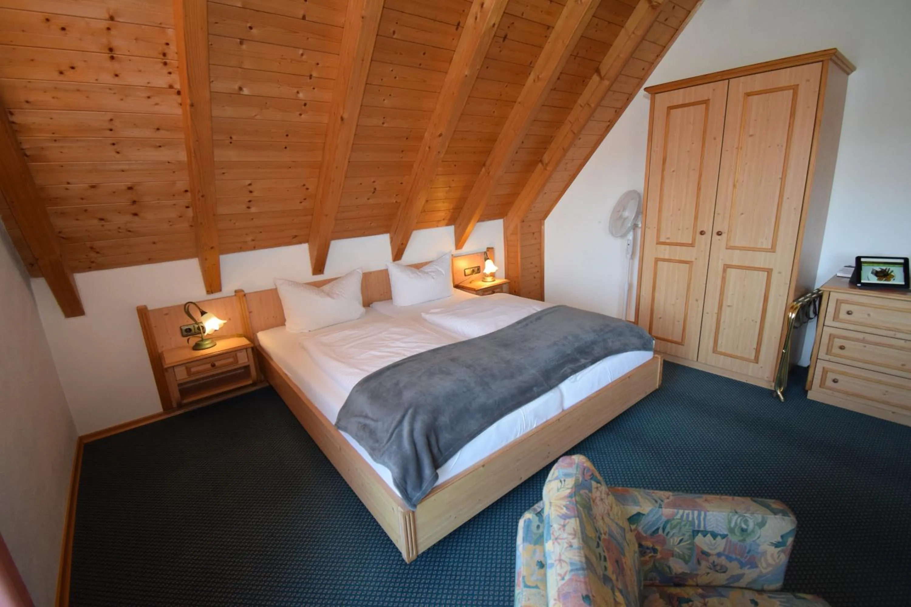 Bed in Landhotel Steigerwaldhaus