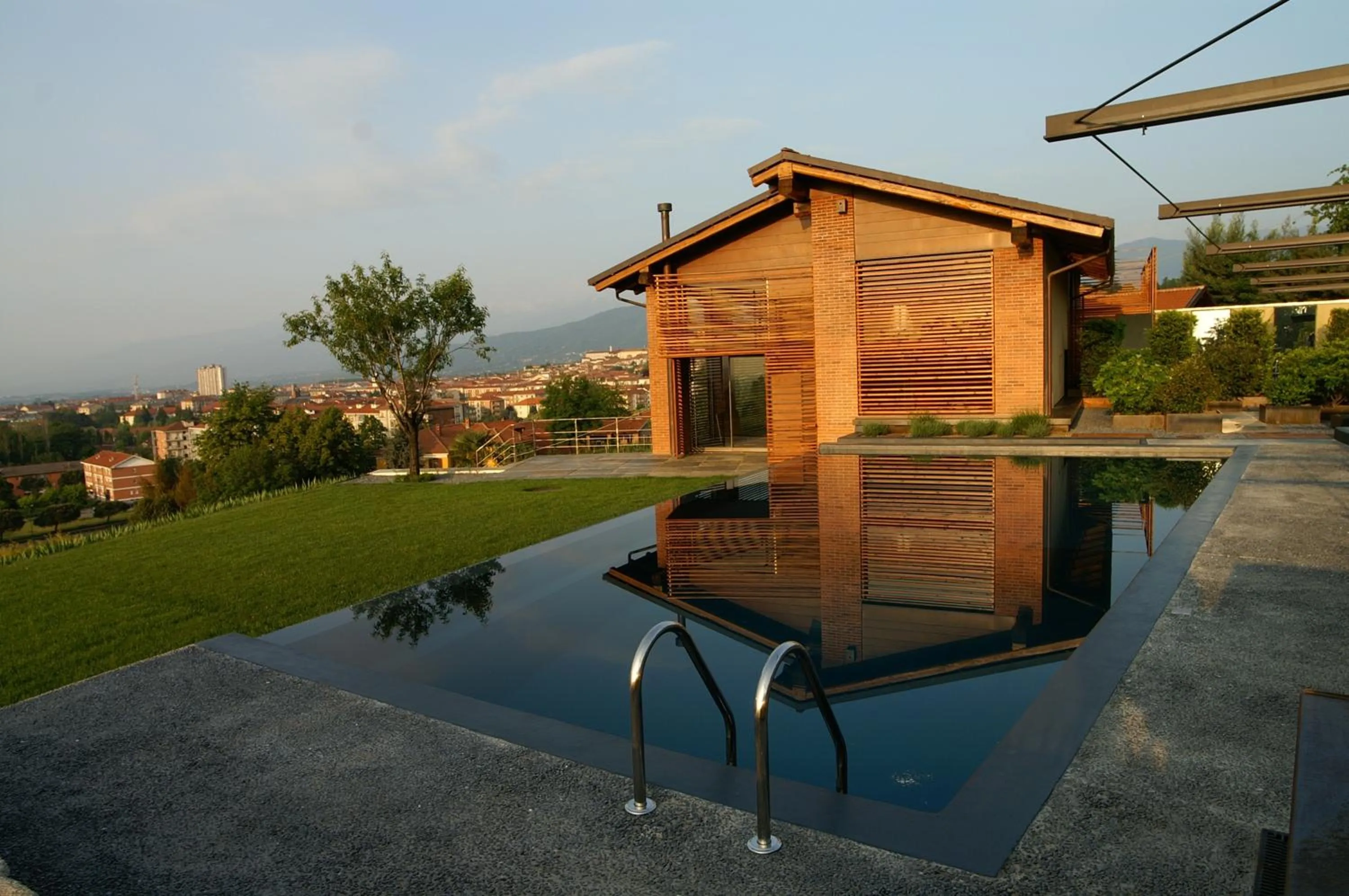 Pool view in Residenza la beccata