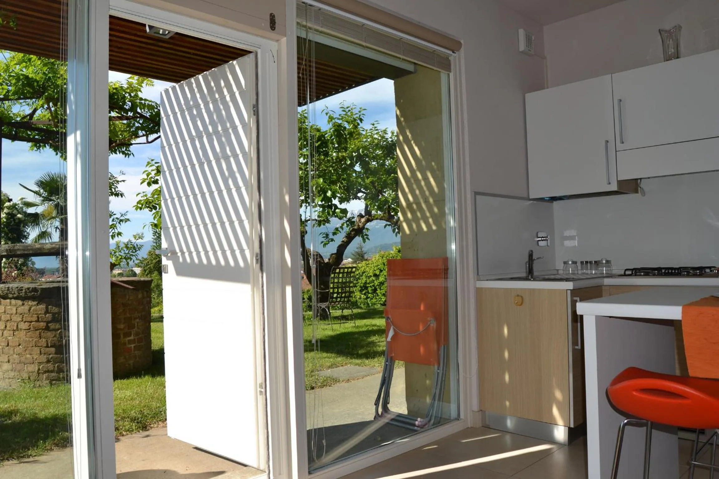 Garden view in Residenza la beccata