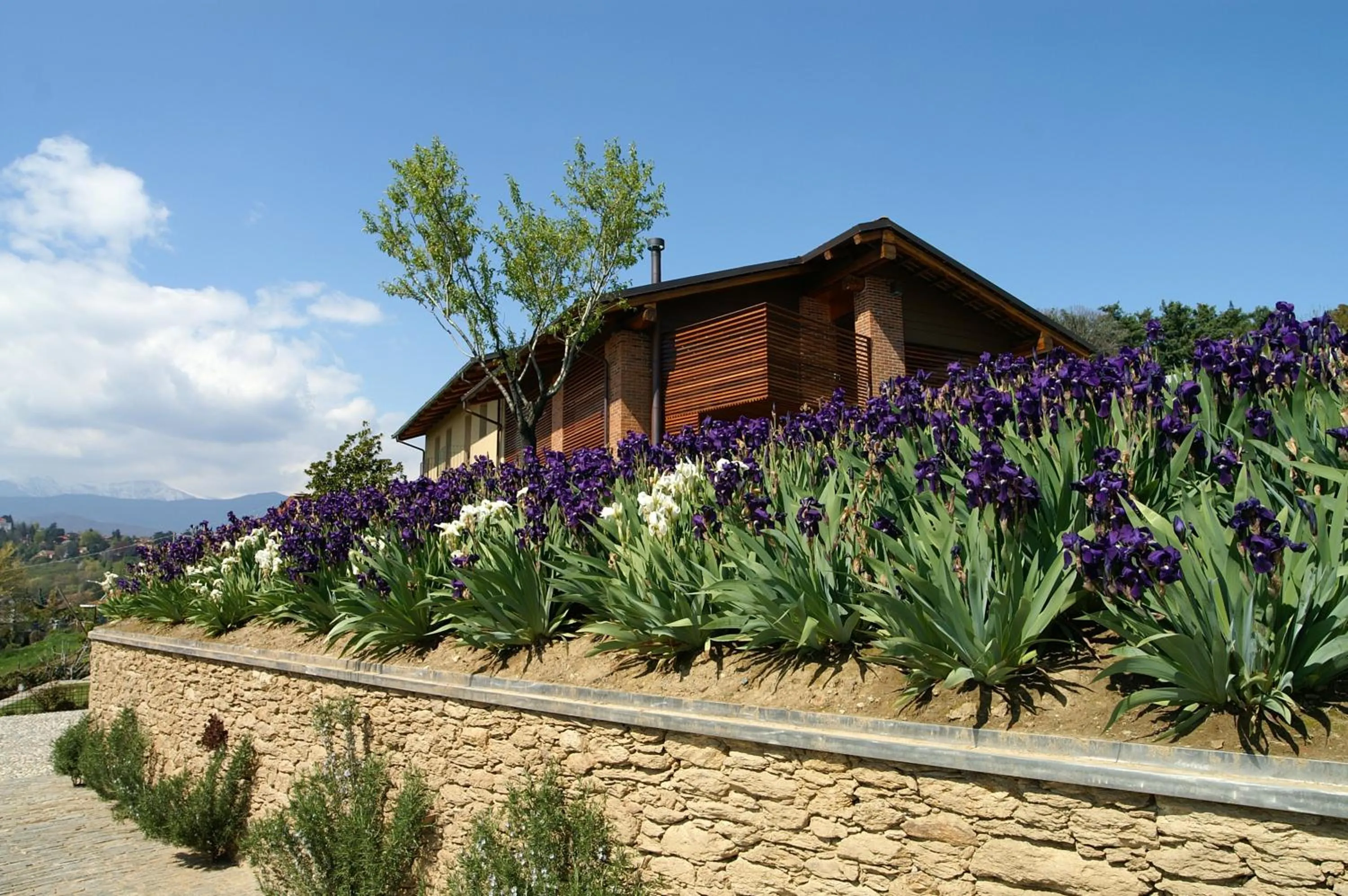 Garden view in Residenza la beccata