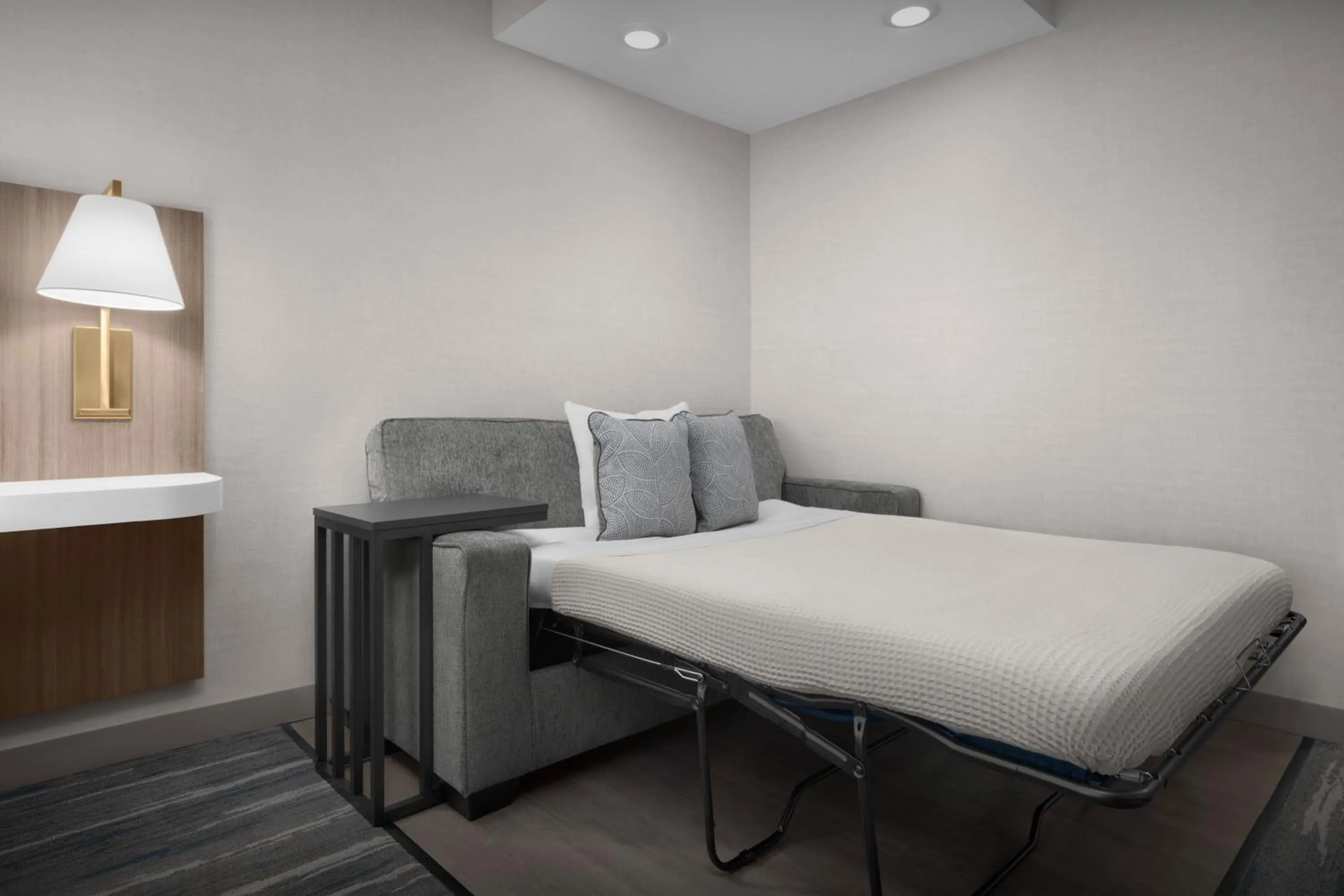 Bed in Hampton Inn Ithaca