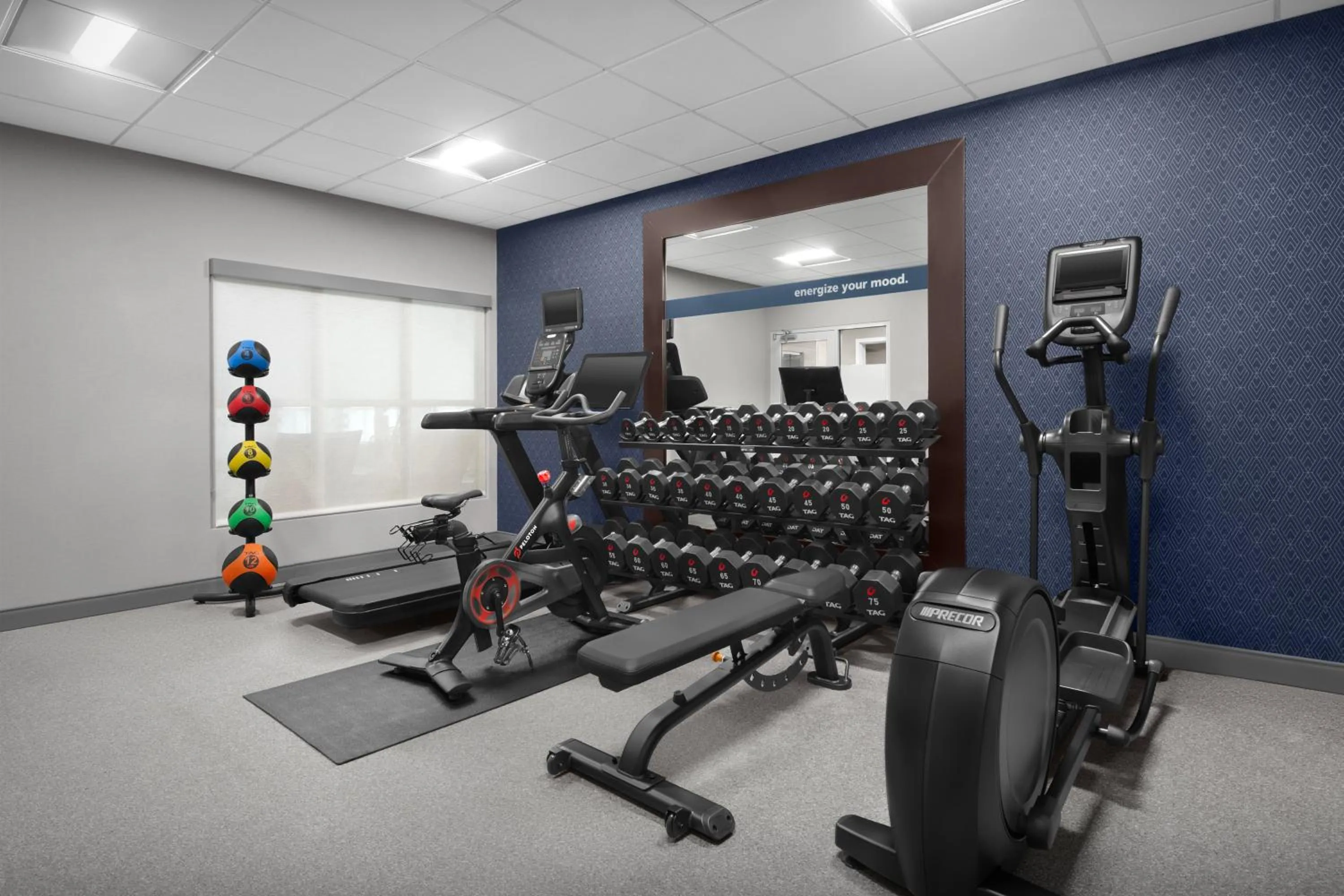 Fitness centre/facilities in Hampton Inn Ithaca