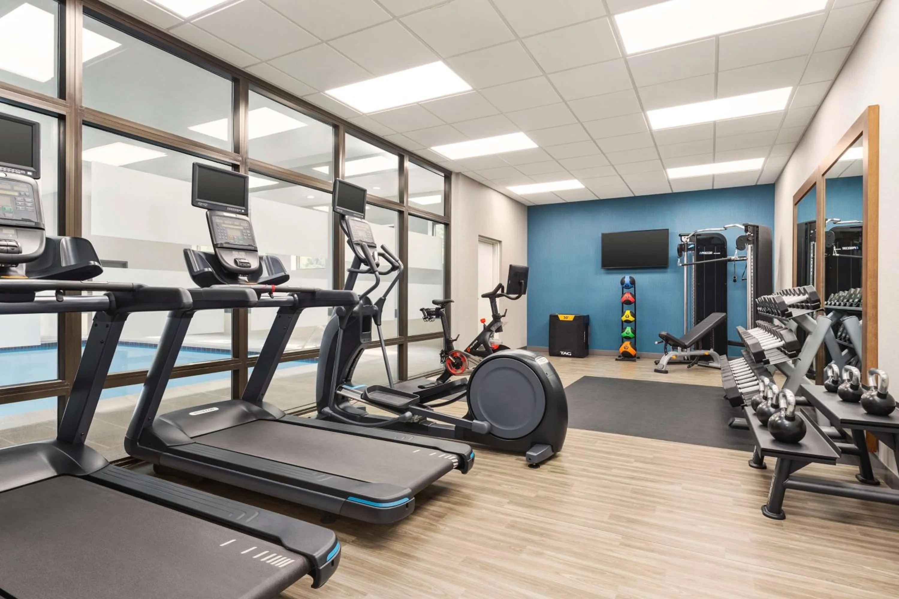 Fitness centre/facilities in Hampton Inn Quakertown