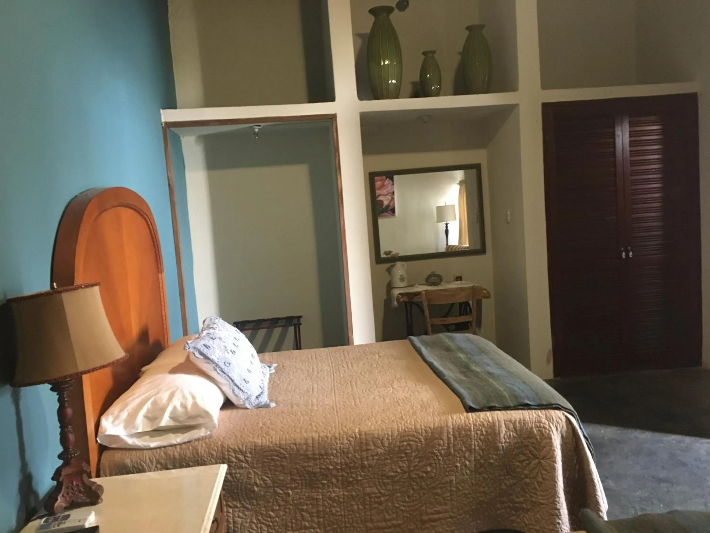 Bed in Hostal Doña Carlota Hotel