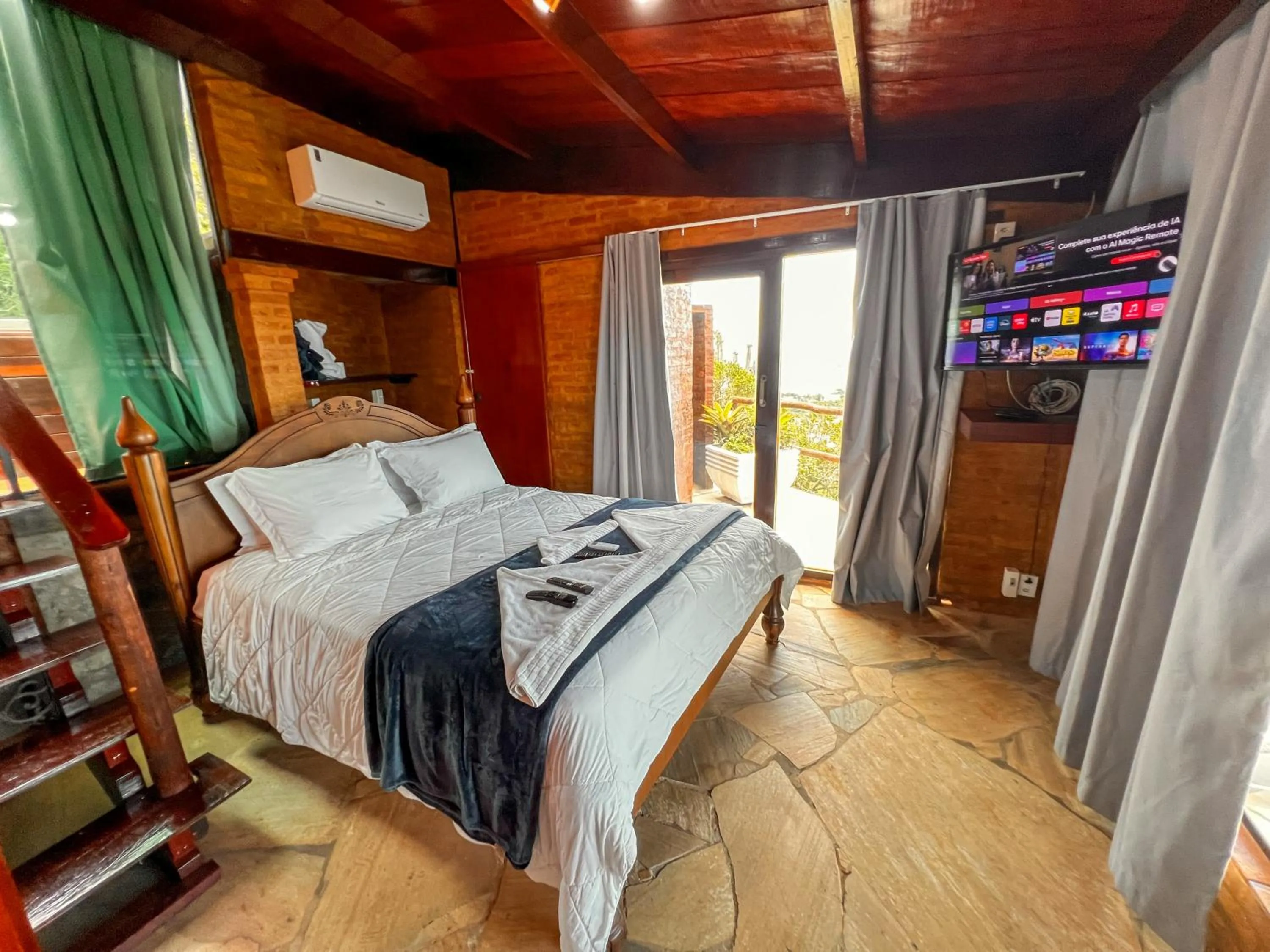 Bed in Pousada e Restaurante Vista Turquesa