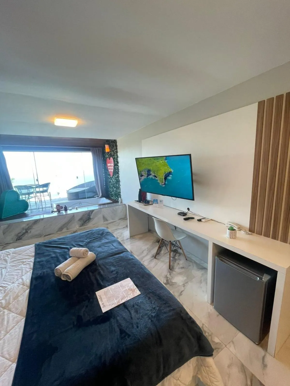 Bed in Pousada e Restaurante Vista Turquesa