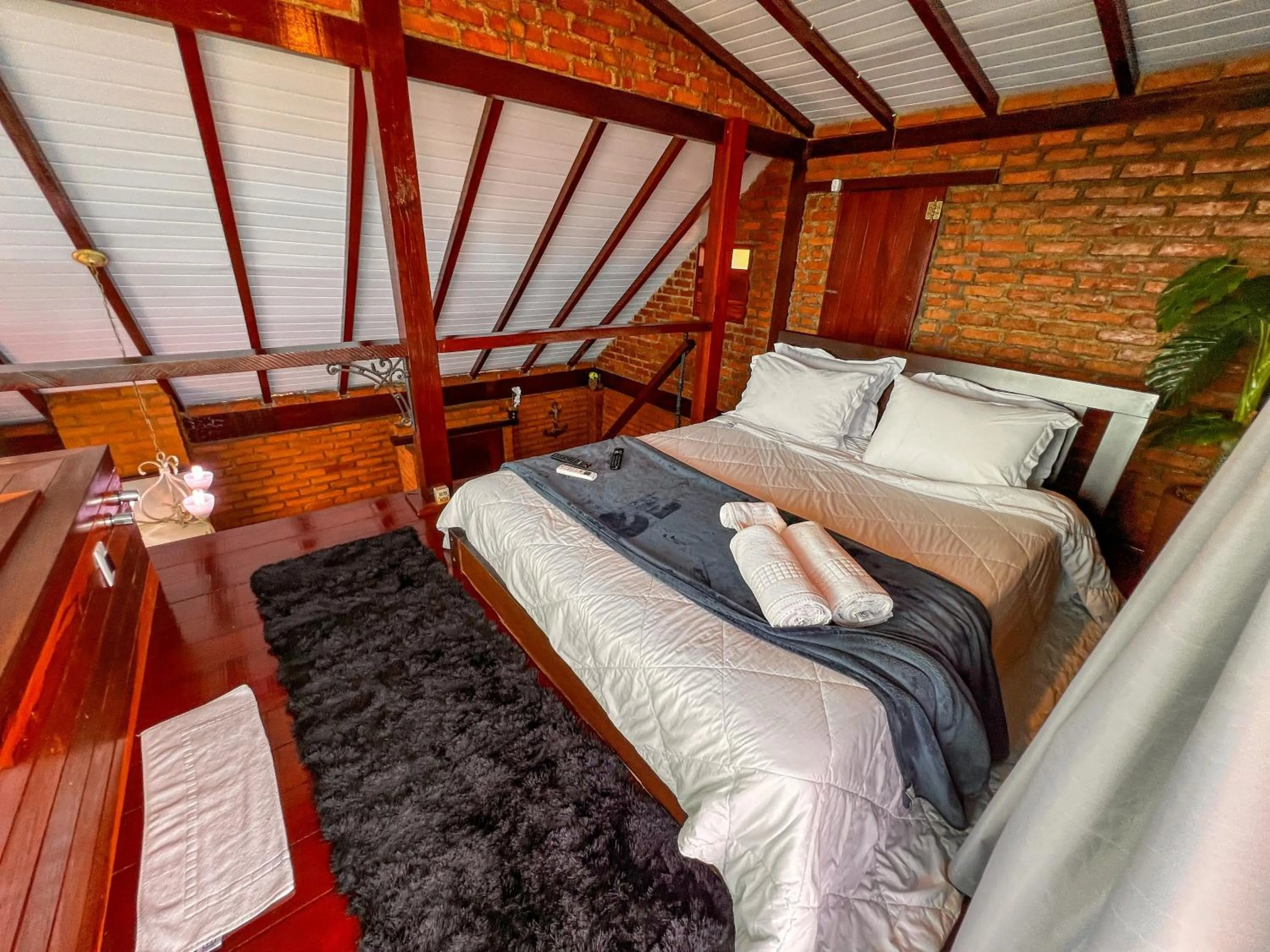 Bed in Pousada e Restaurante Vista Turquesa