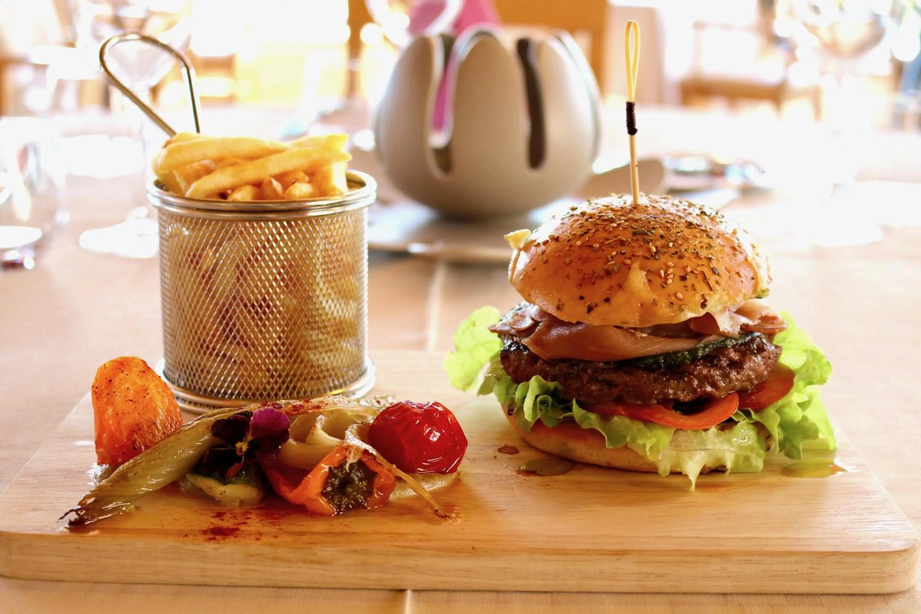 Lunch in Hôtel et Restaurant Logis Le Mas de Mon Père