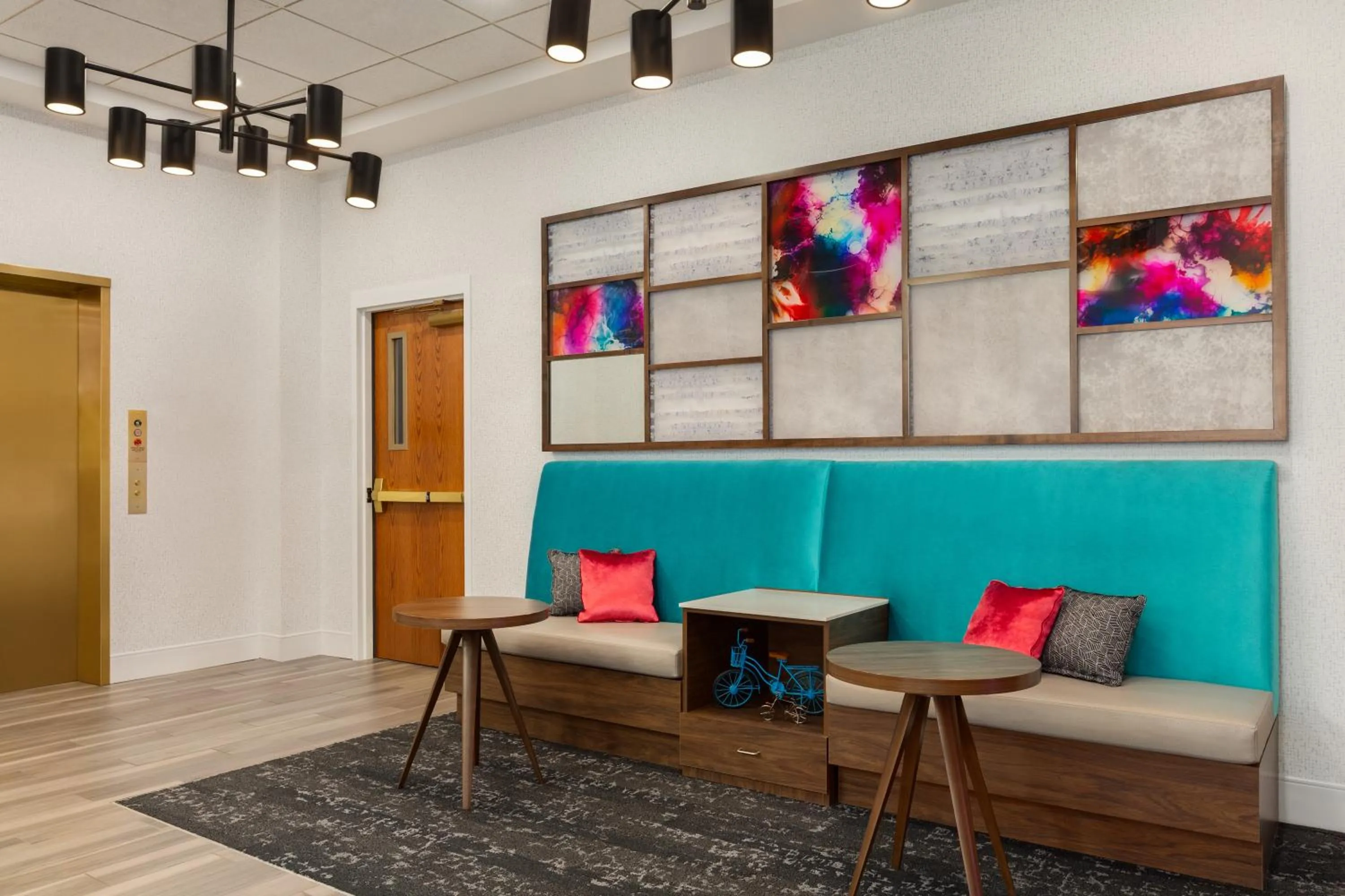 Lobby or reception in Hampton Inn at Tin Lizzie Gaming Resort