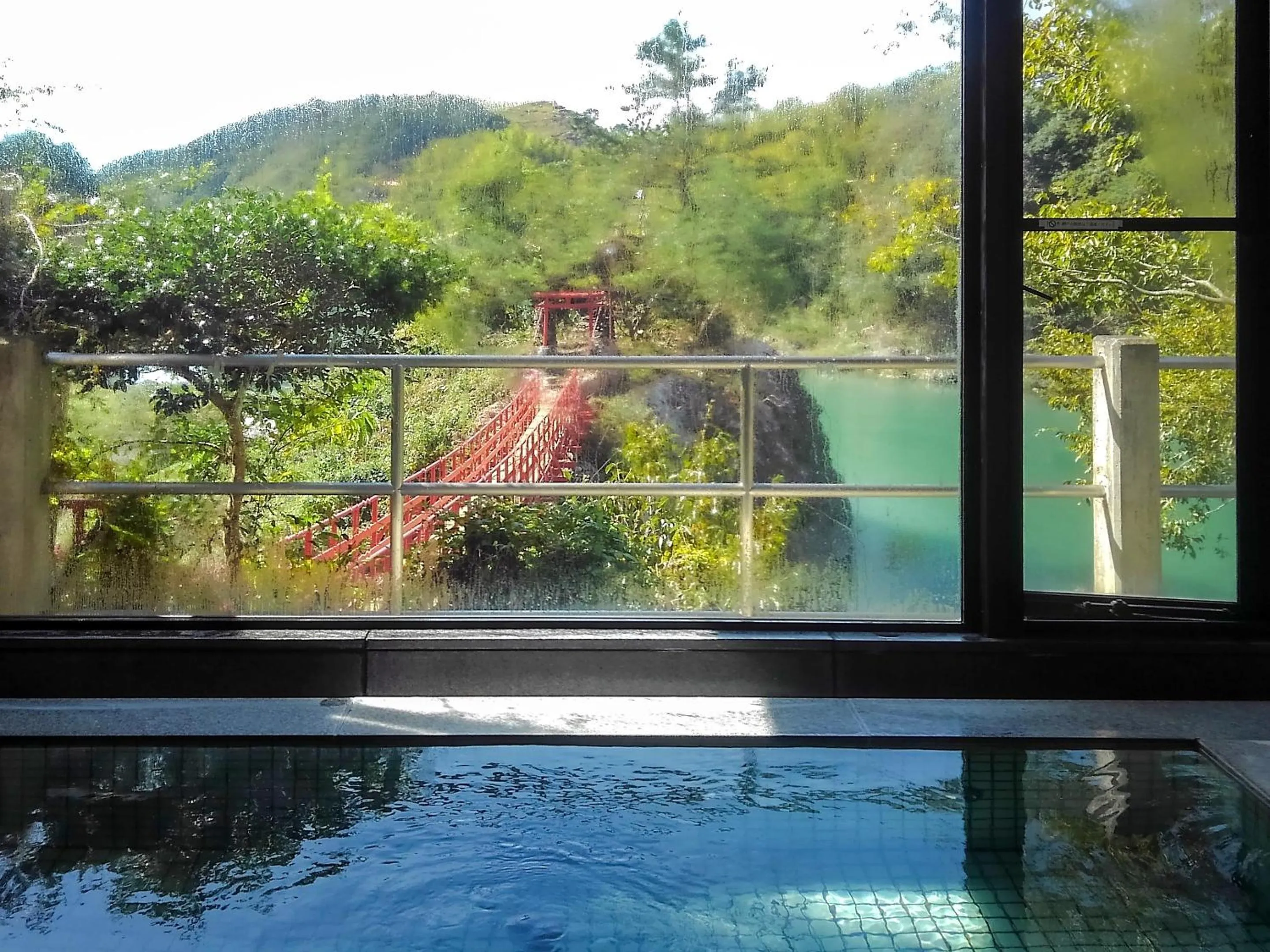 Hot Spring Bath in Yumeno Onsen