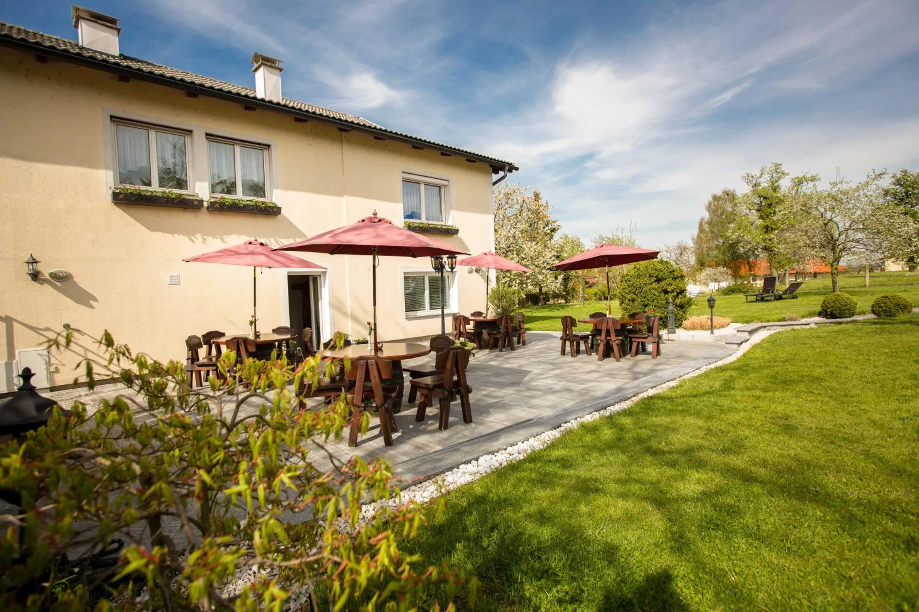 Garden in Pension Knoll