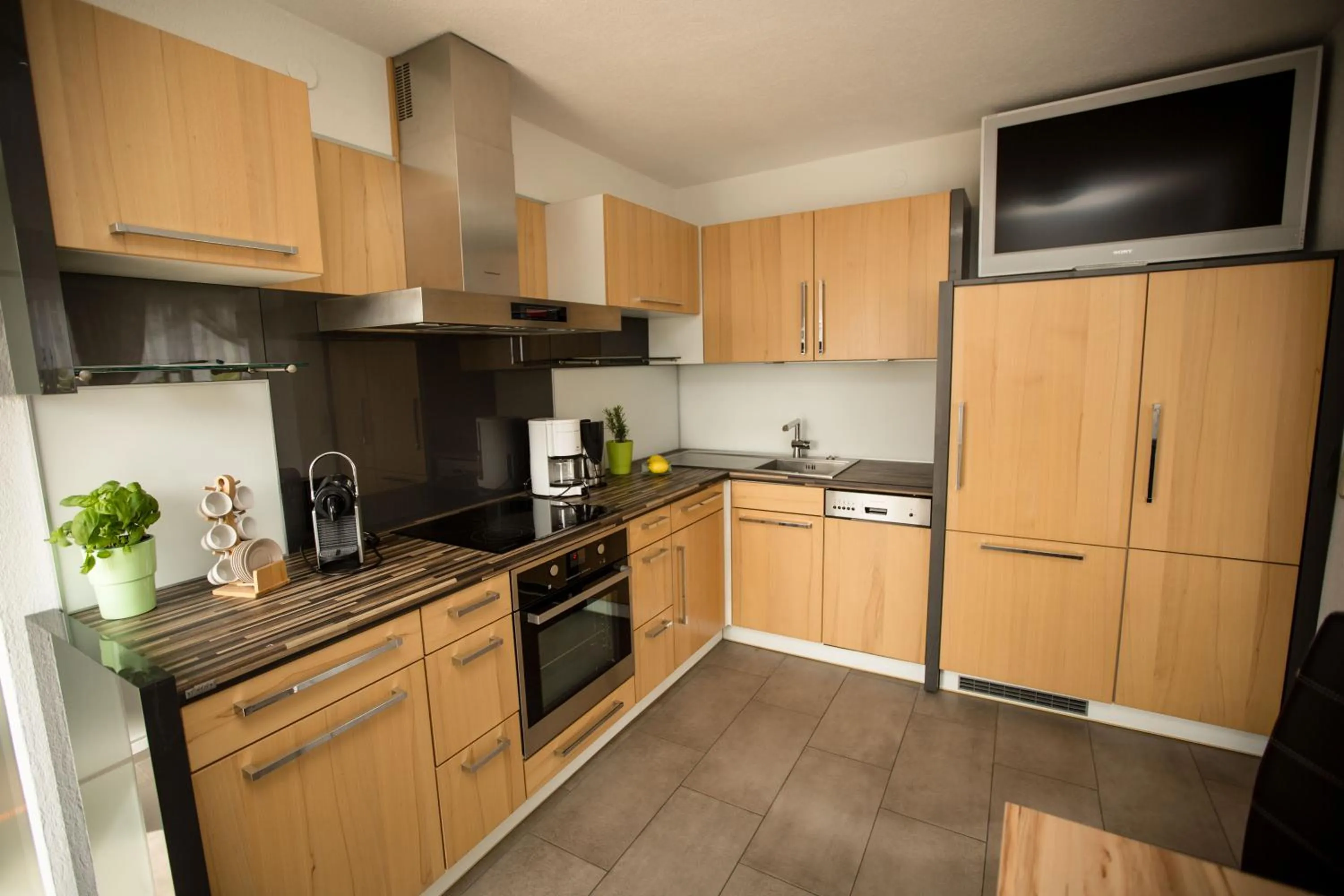 kitchen in Pension Knoll