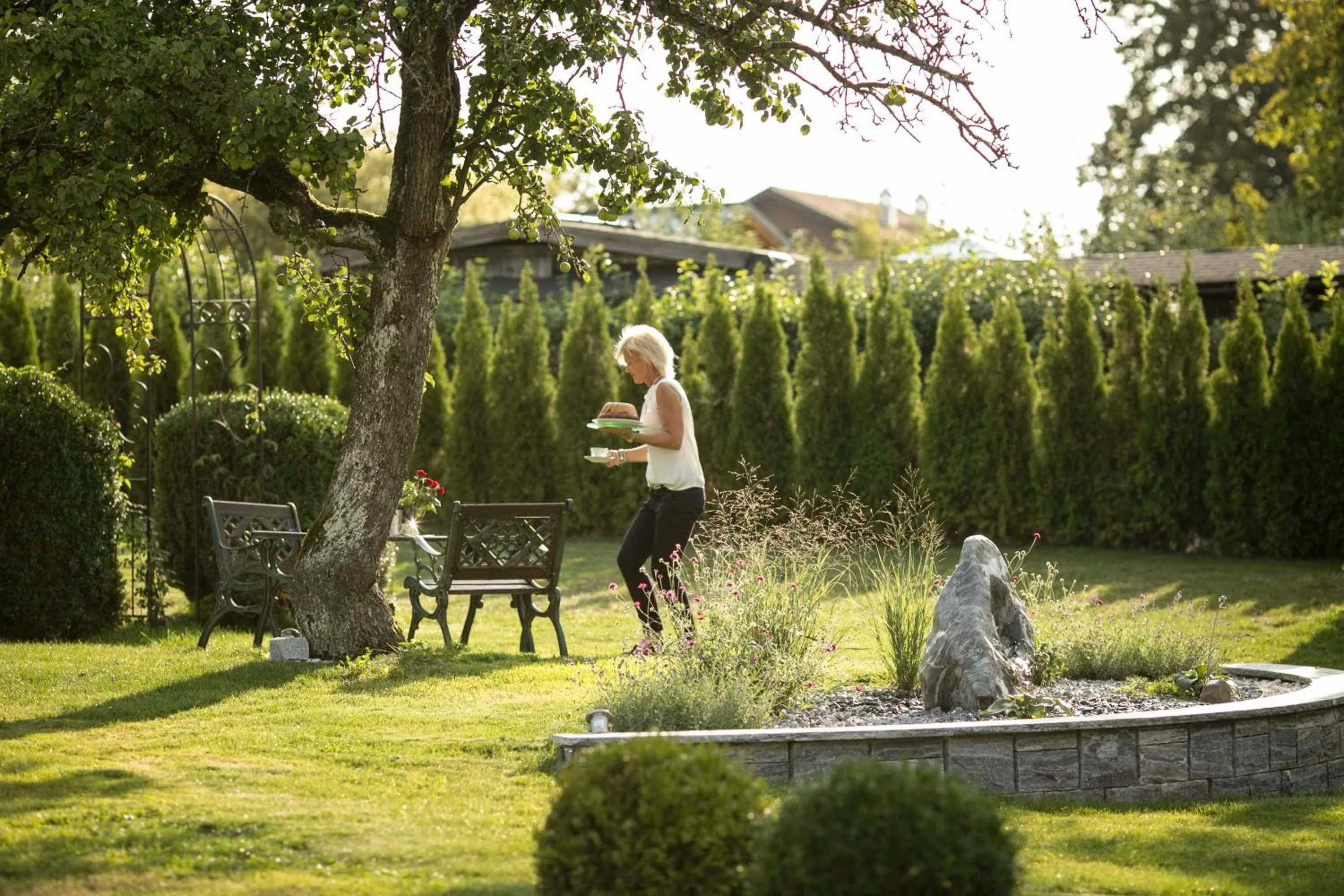 Garden in Pension Knoll