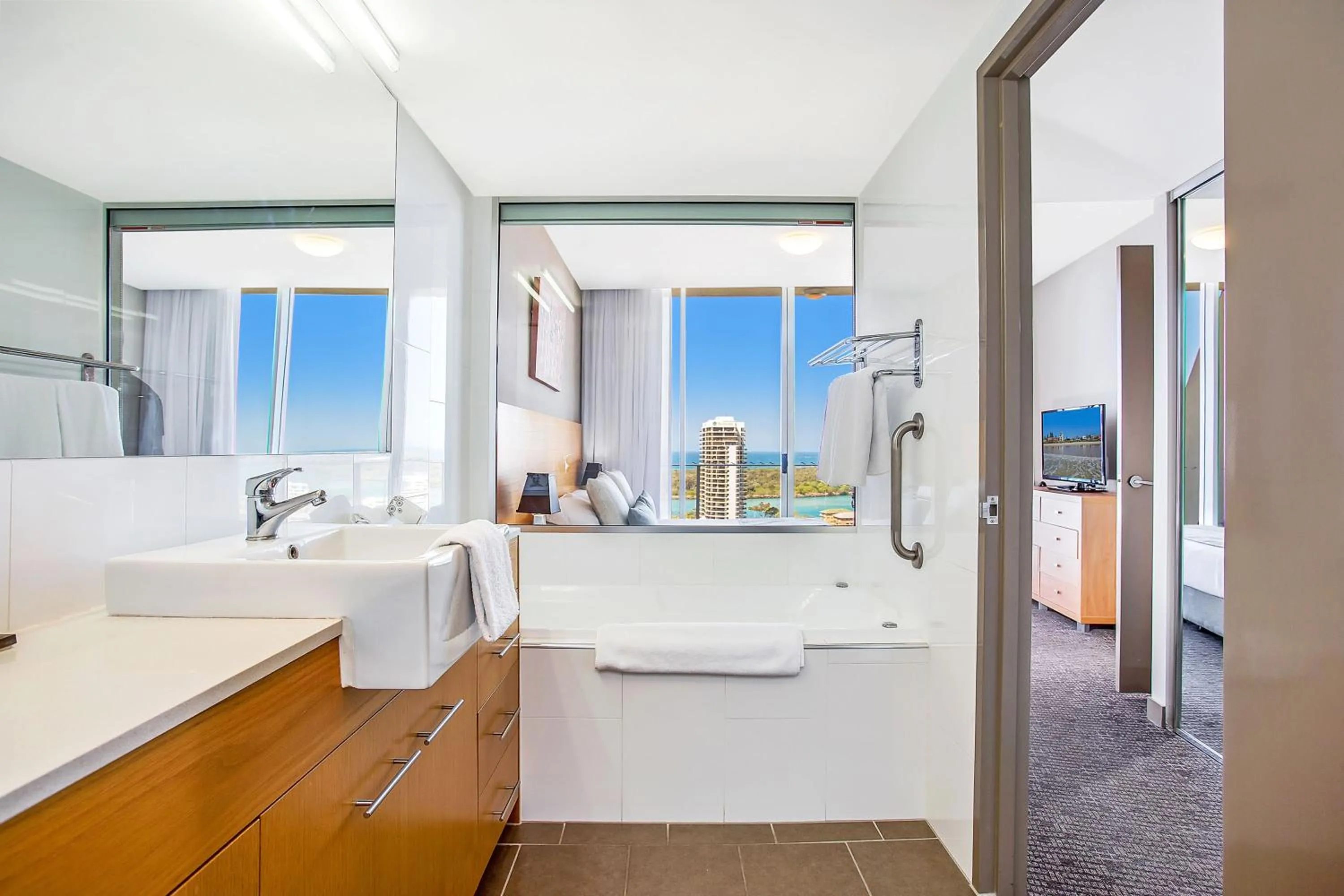 Bathroom in Mantra Twin Towns