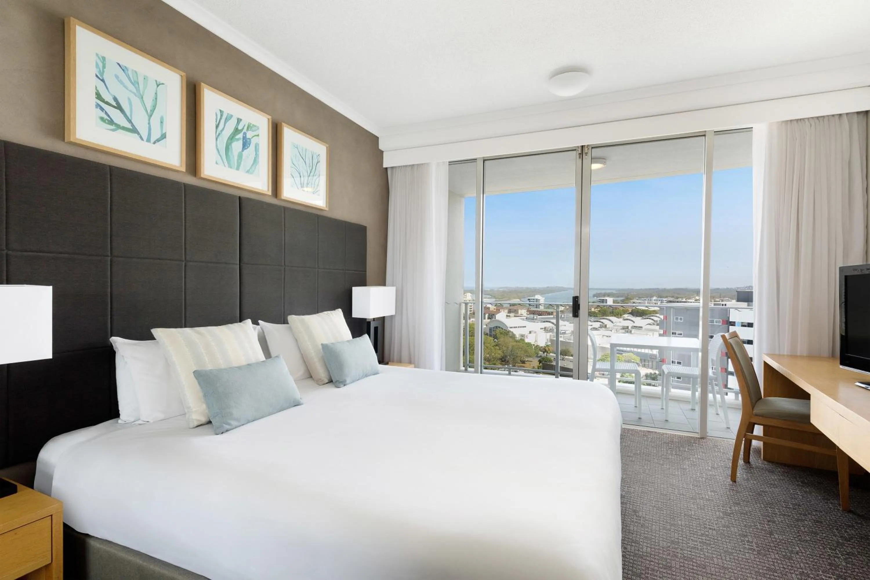 Bedroom, Bed in Mantra Twin Towns