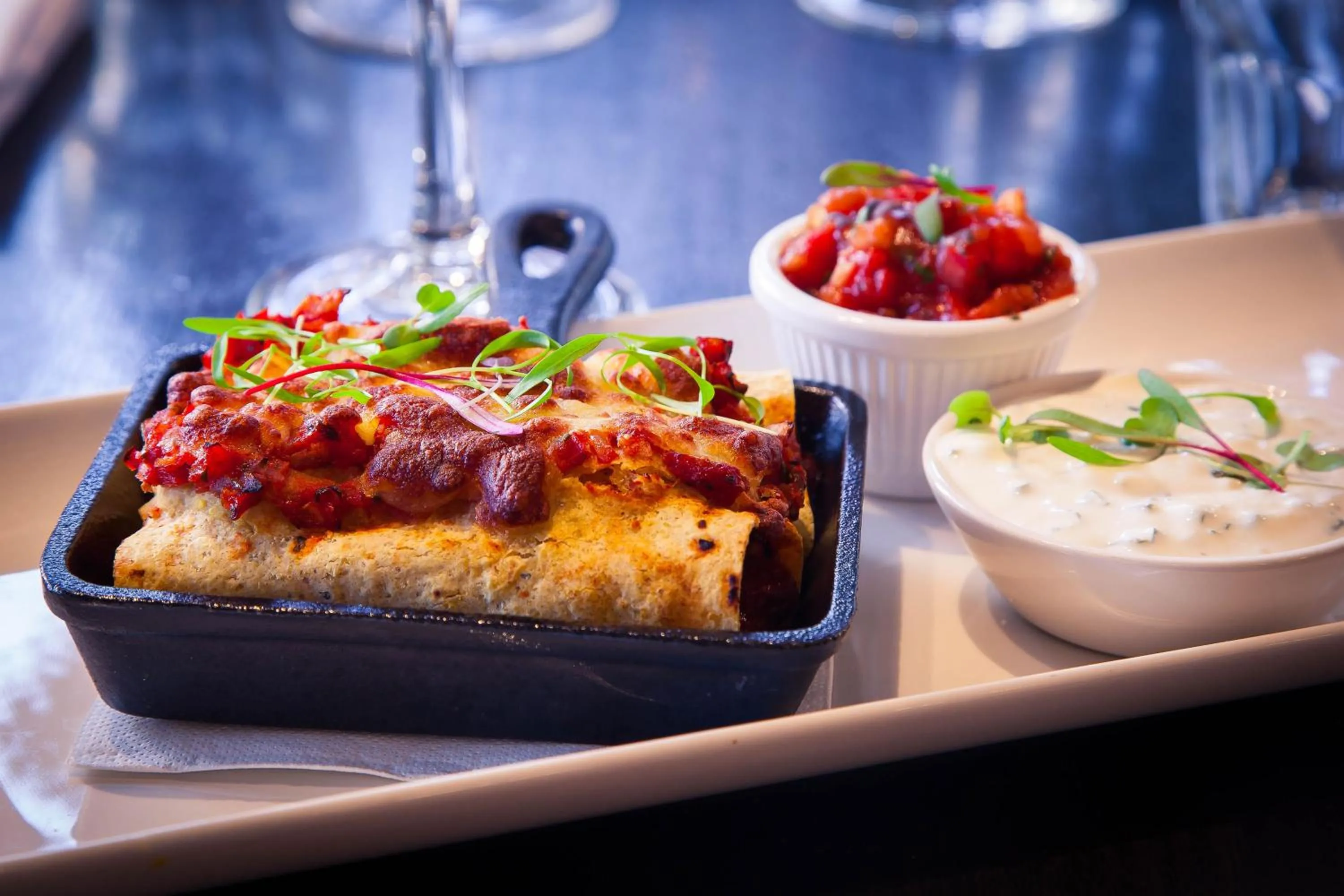 Food close-up in Mantra Twin Towns