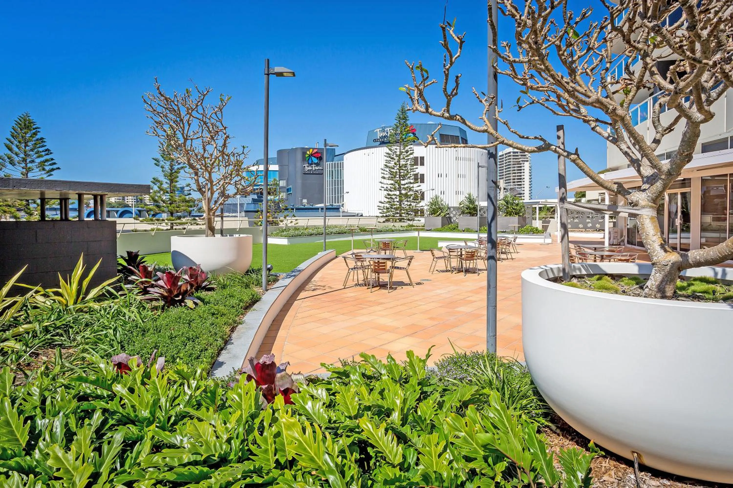 Garden in Mantra Twin Towns