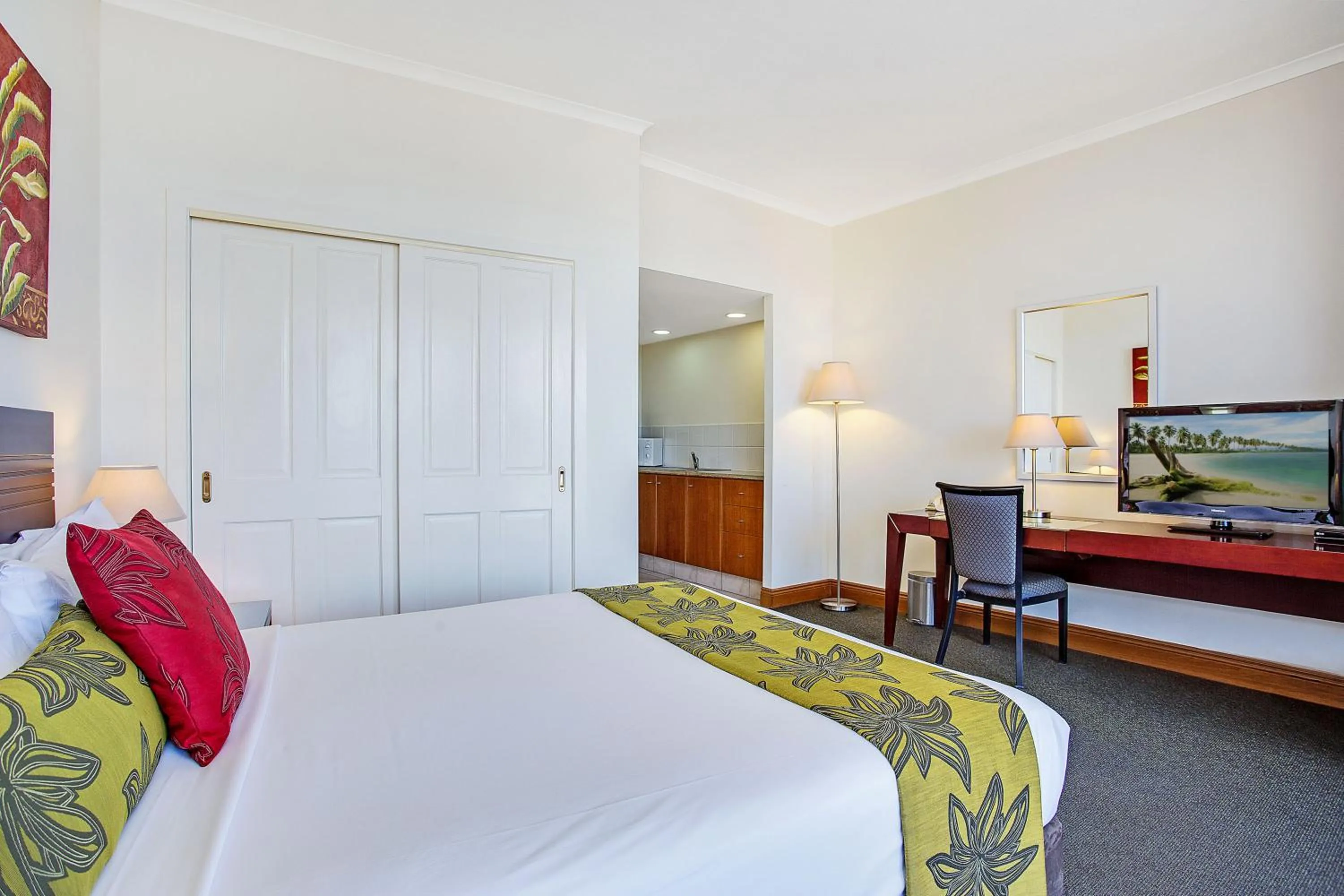 Bedroom, Bed in Mantra Twin Towns