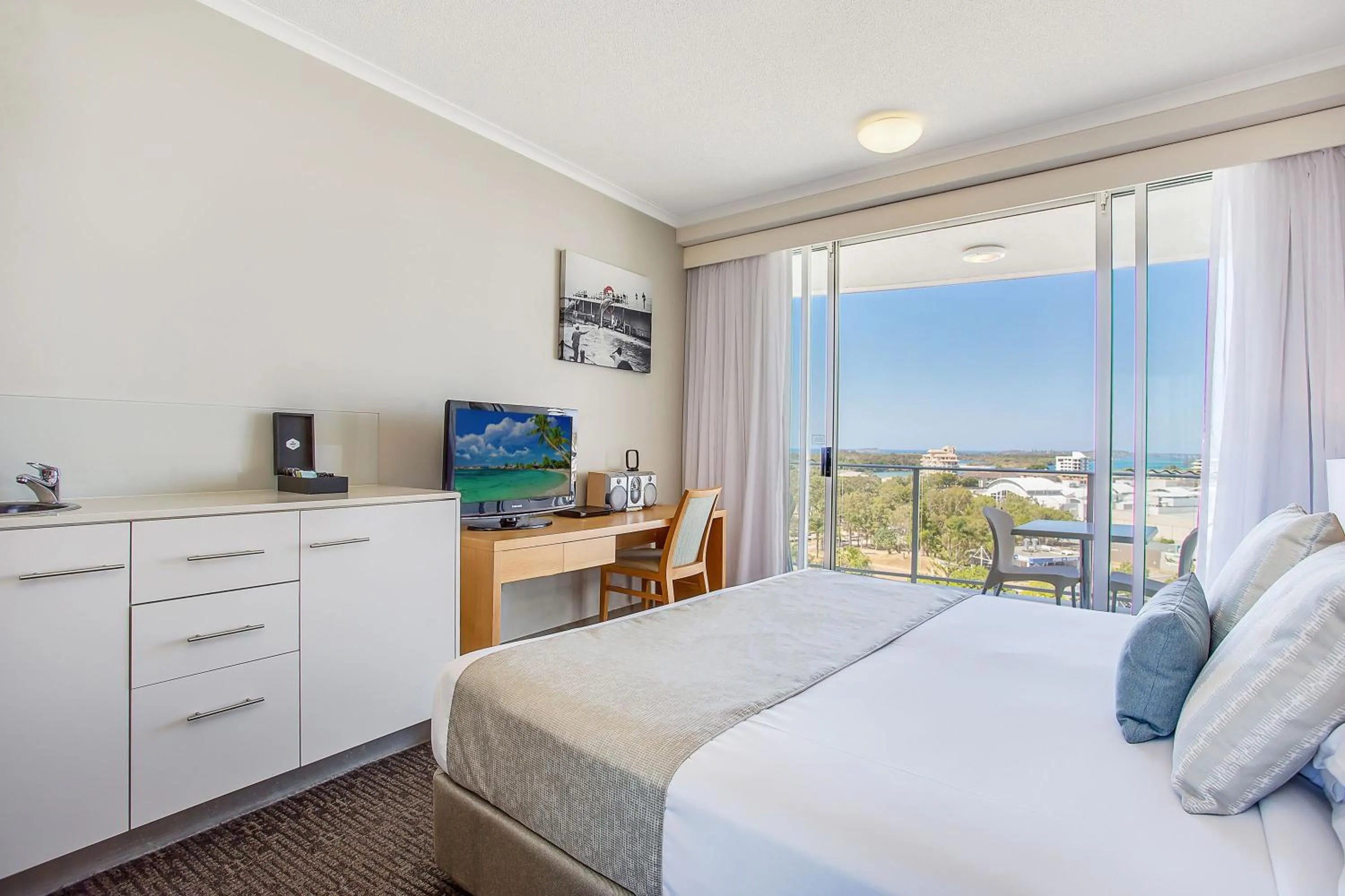 Bedroom, Bed in Mantra Twin Towns