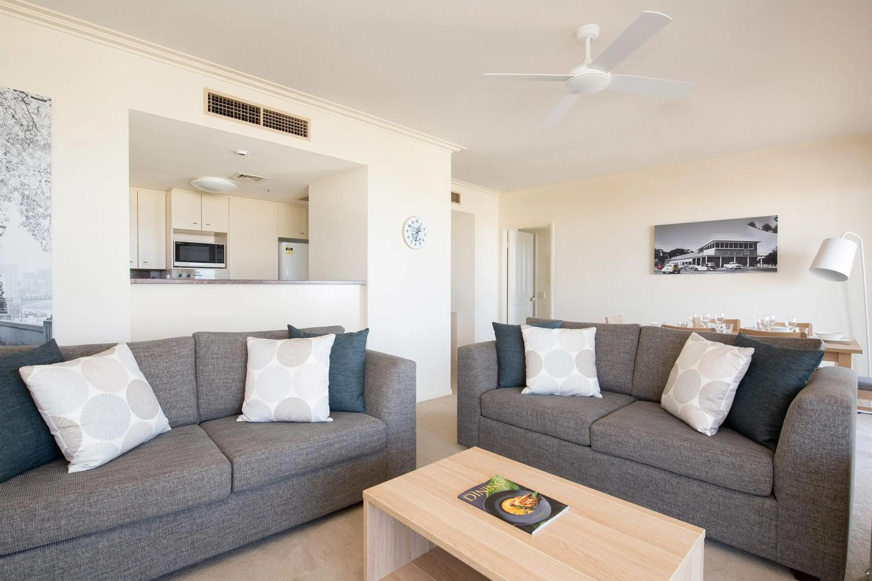 Living room in Mantra Twin Towns